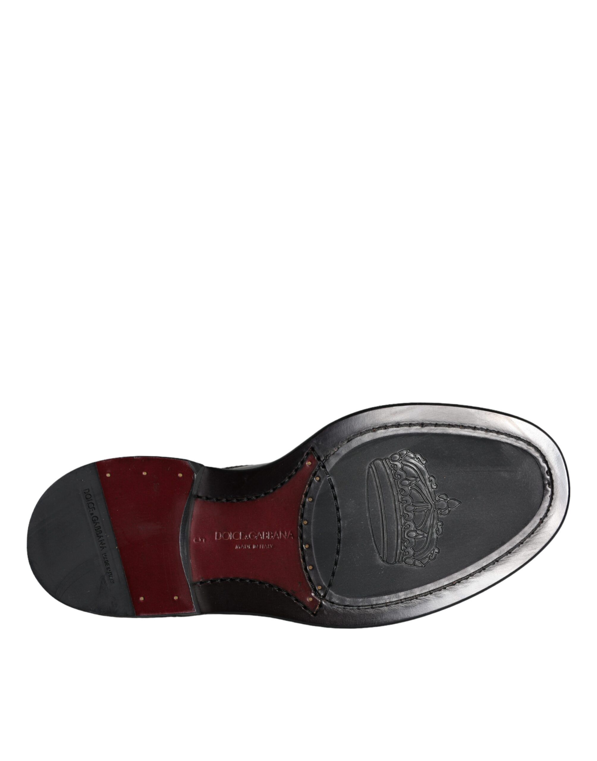 Leather Oxford Wingtip Formal Men Men's Shoes (Pre-Owned) - Dolce & Gabbana - Modalova