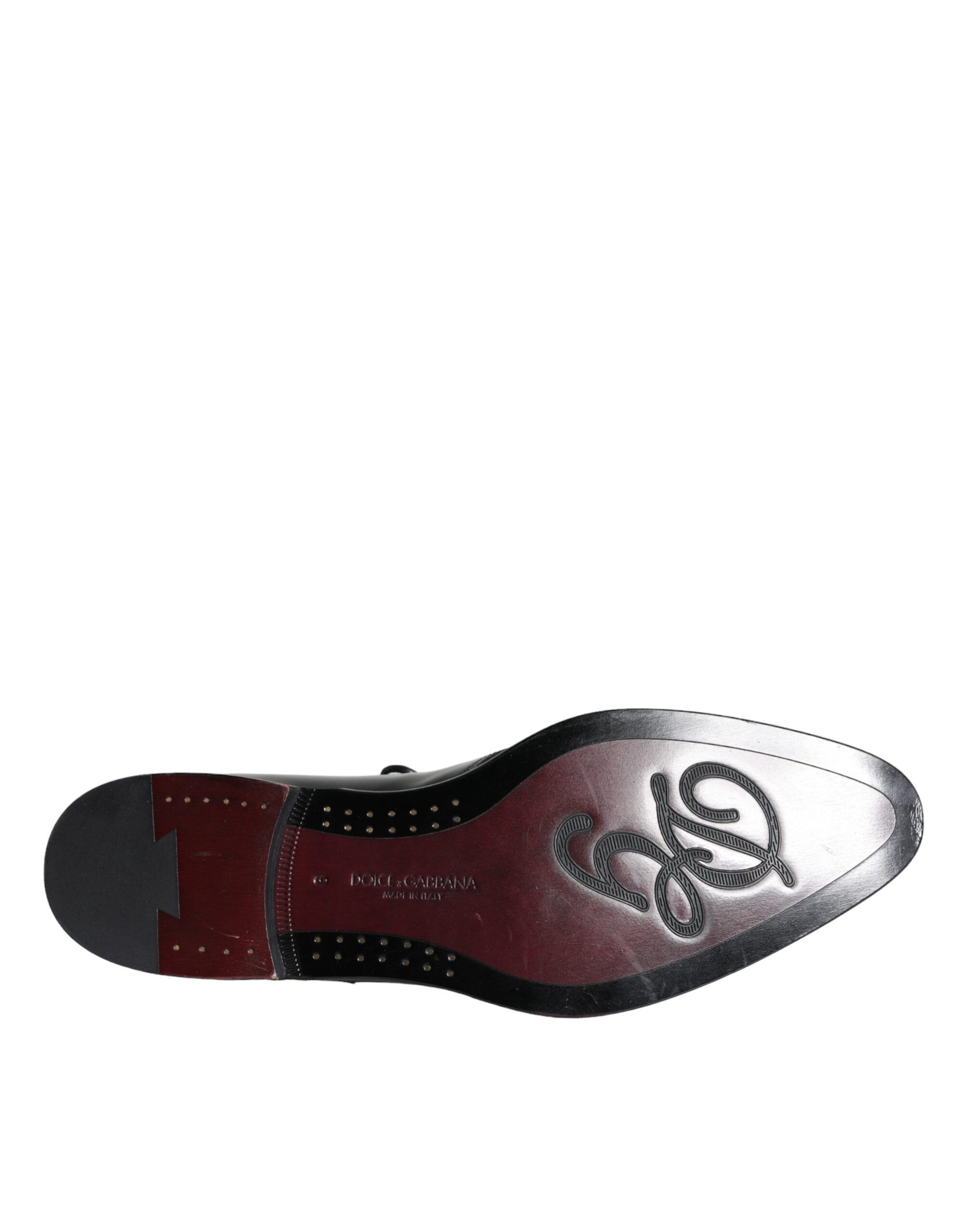 Calfskin Leather Derby Men Dress Men's Shoes - Dolce & Gabbana - Modalova