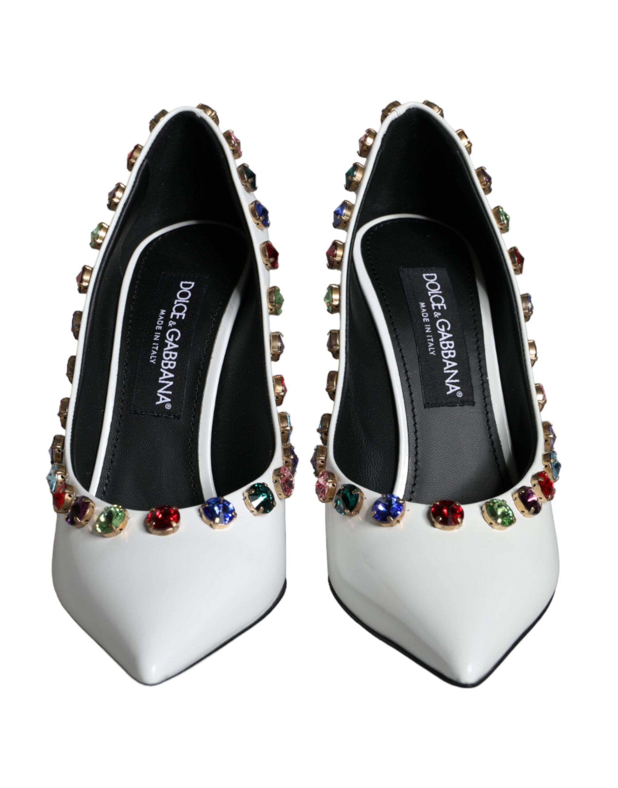 Crystal Leather High Heels Pumps Women's Shoes - Dolce & Gabbana - Modalova
