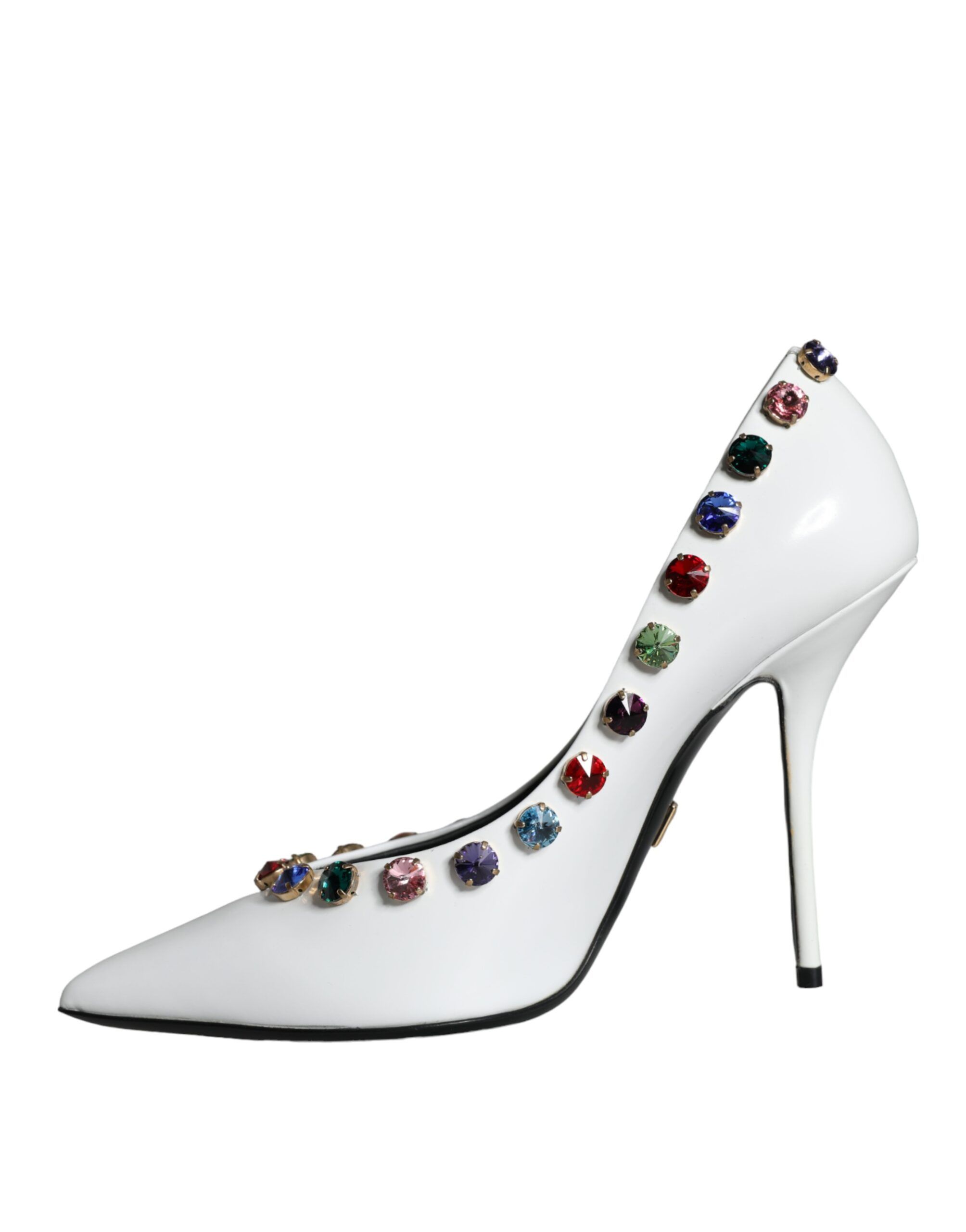 Crystal Leather High Heels Pumps Women's Shoes - Dolce & Gabbana - Modalova