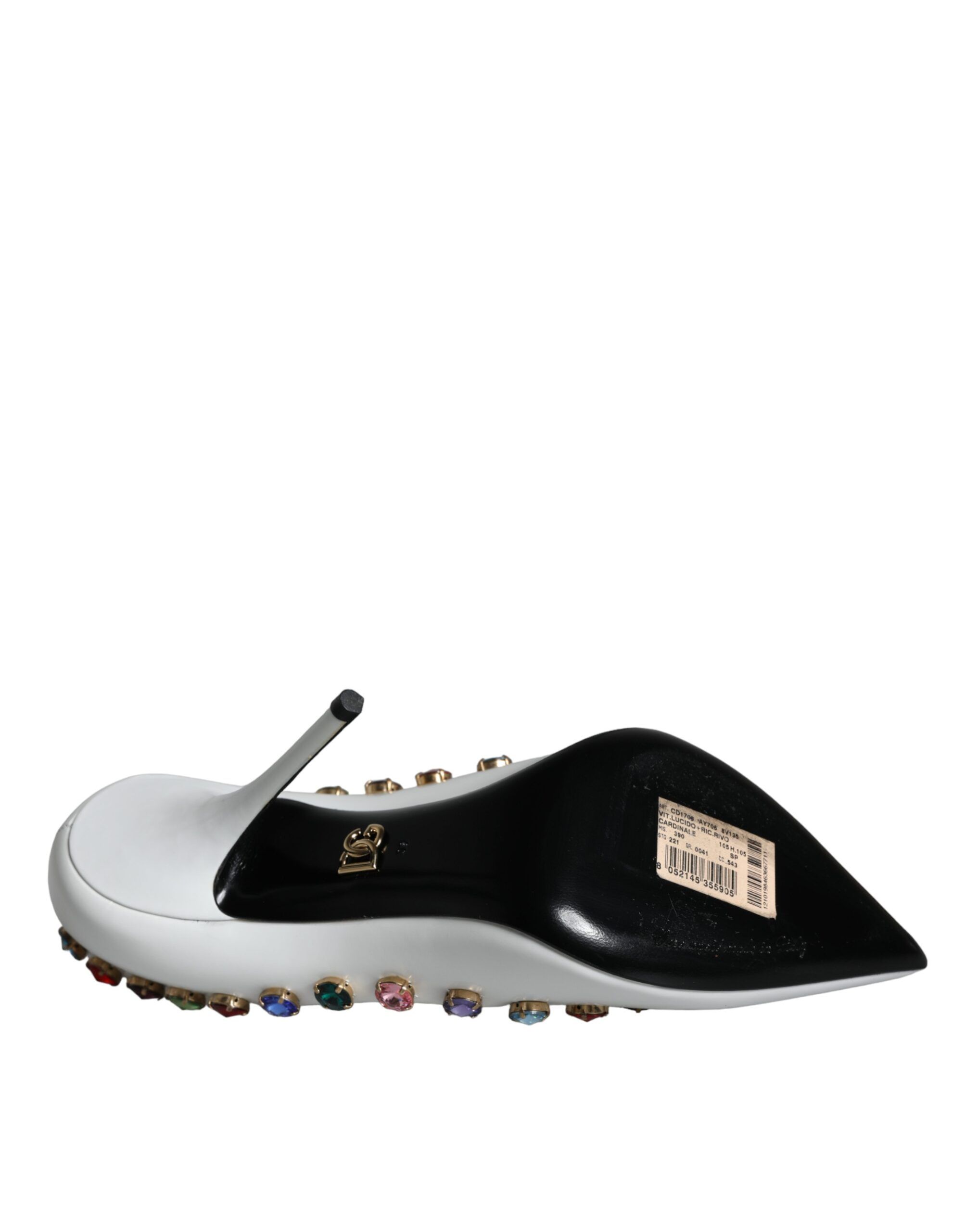 Crystal Leather High Heels Pumps Women's Shoes - Dolce & Gabbana - Modalova
