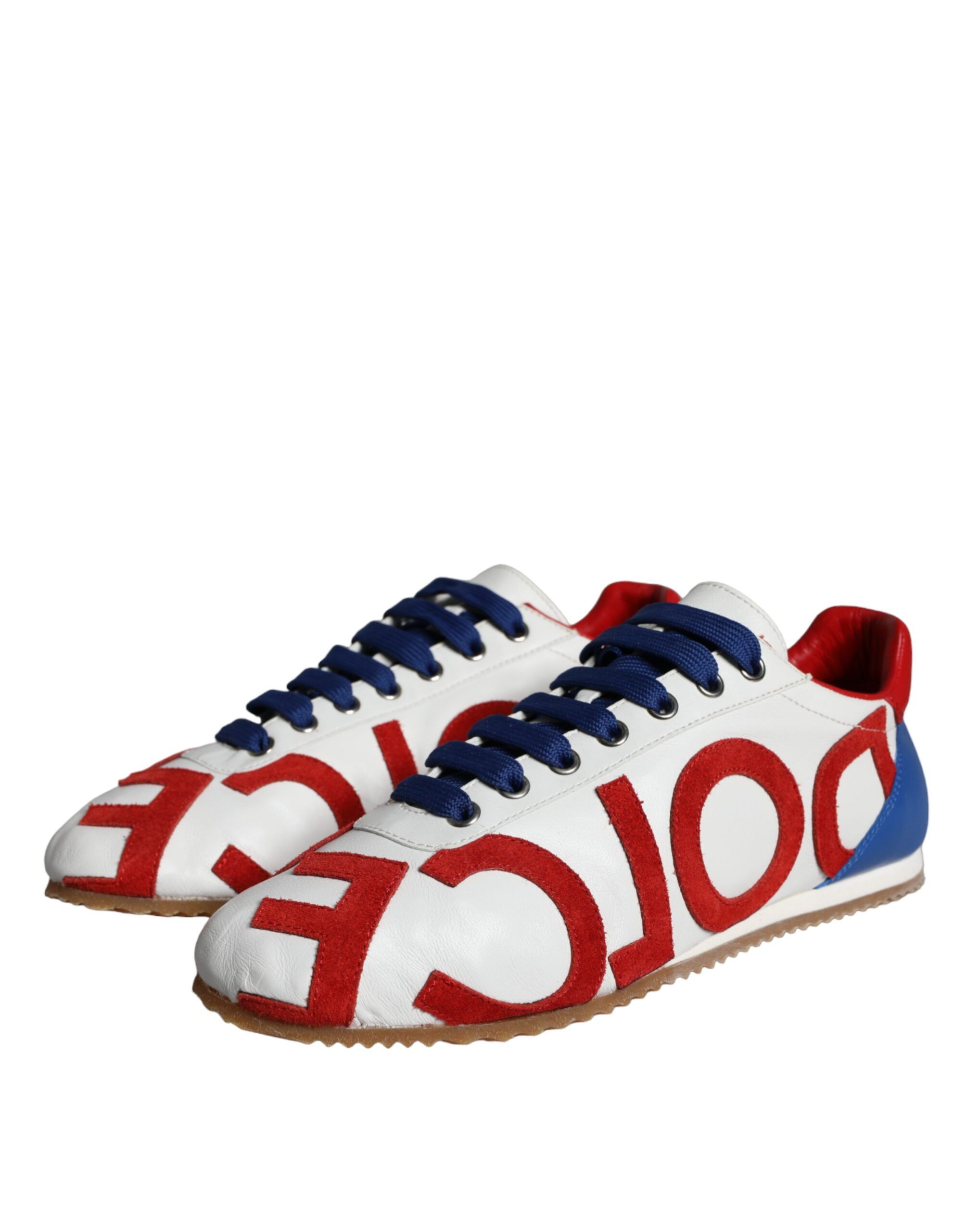 Leather Logo Casual Sneakers Women's Shoes (Pre-Owned) - Dolce & Gabbana - Modalova