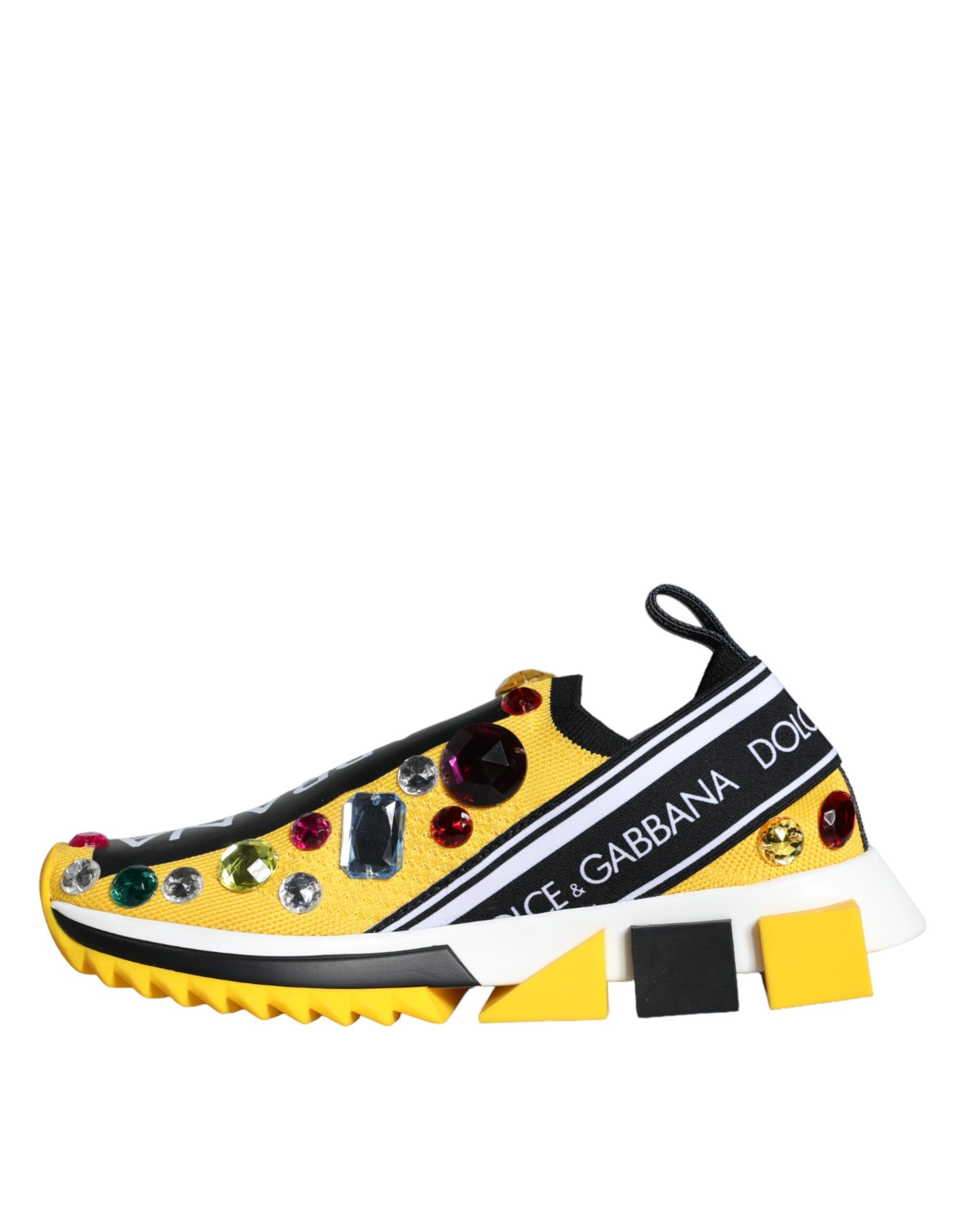 Sorrento Crystals Sneakers Womens Shoes - Dolce & Gabbana - Modalova