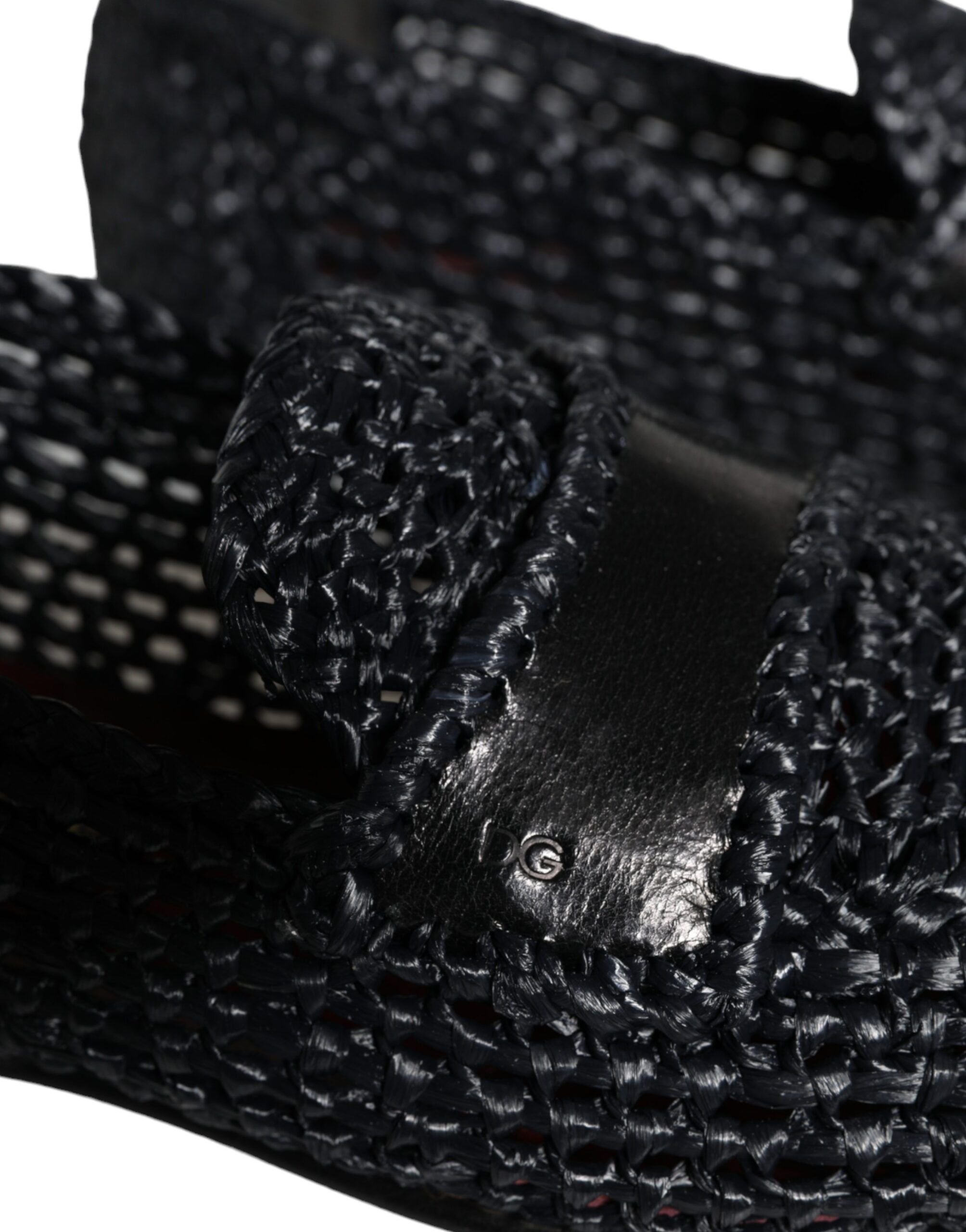 Woven Raffia Slip On Loafers Men Men's Shoes (Pre-Owned) - Dolce & Gabbana - Modalova