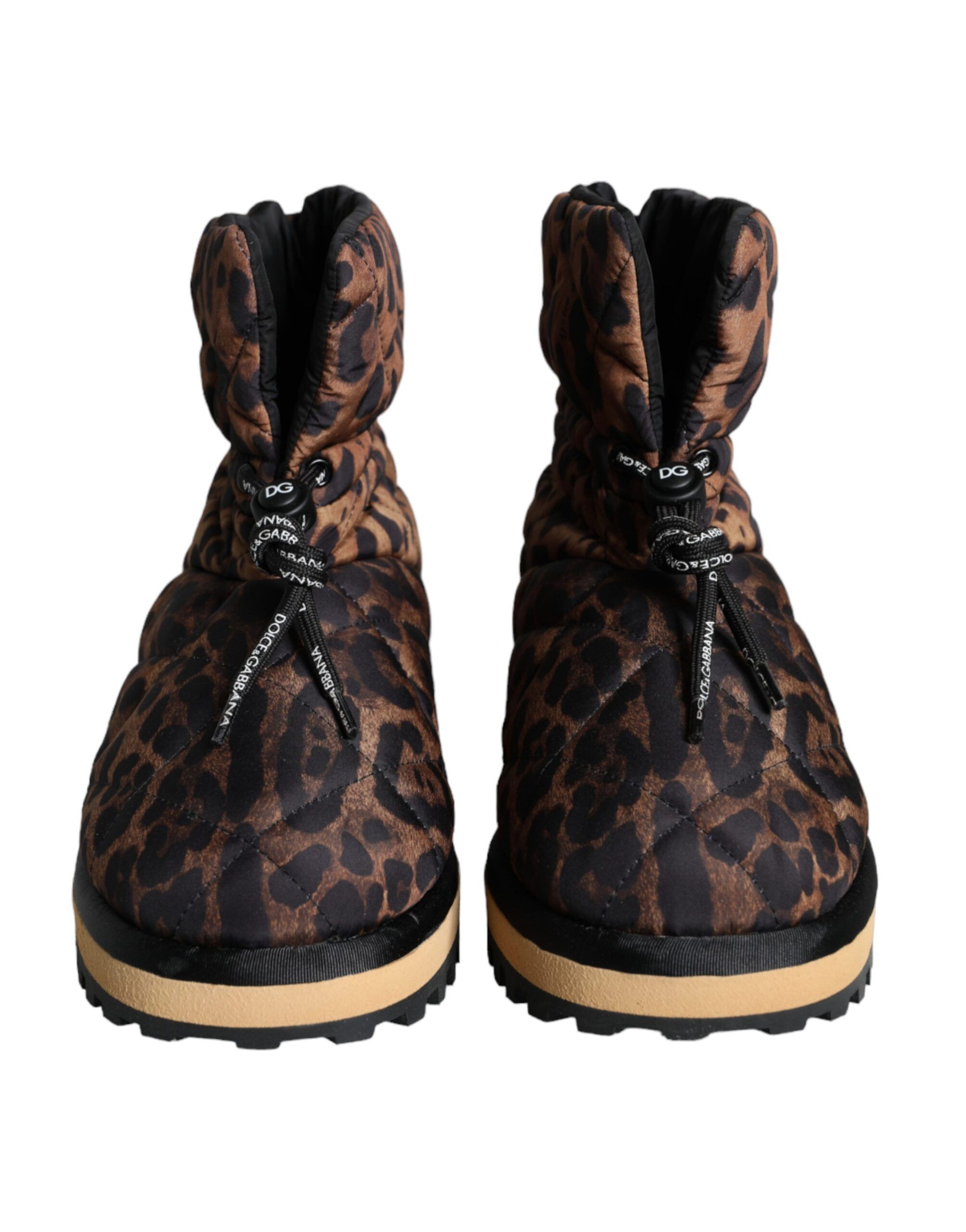 Leopard Ankle Boots Padded Men's Shoes - Dolce & Gabbana - Modalova