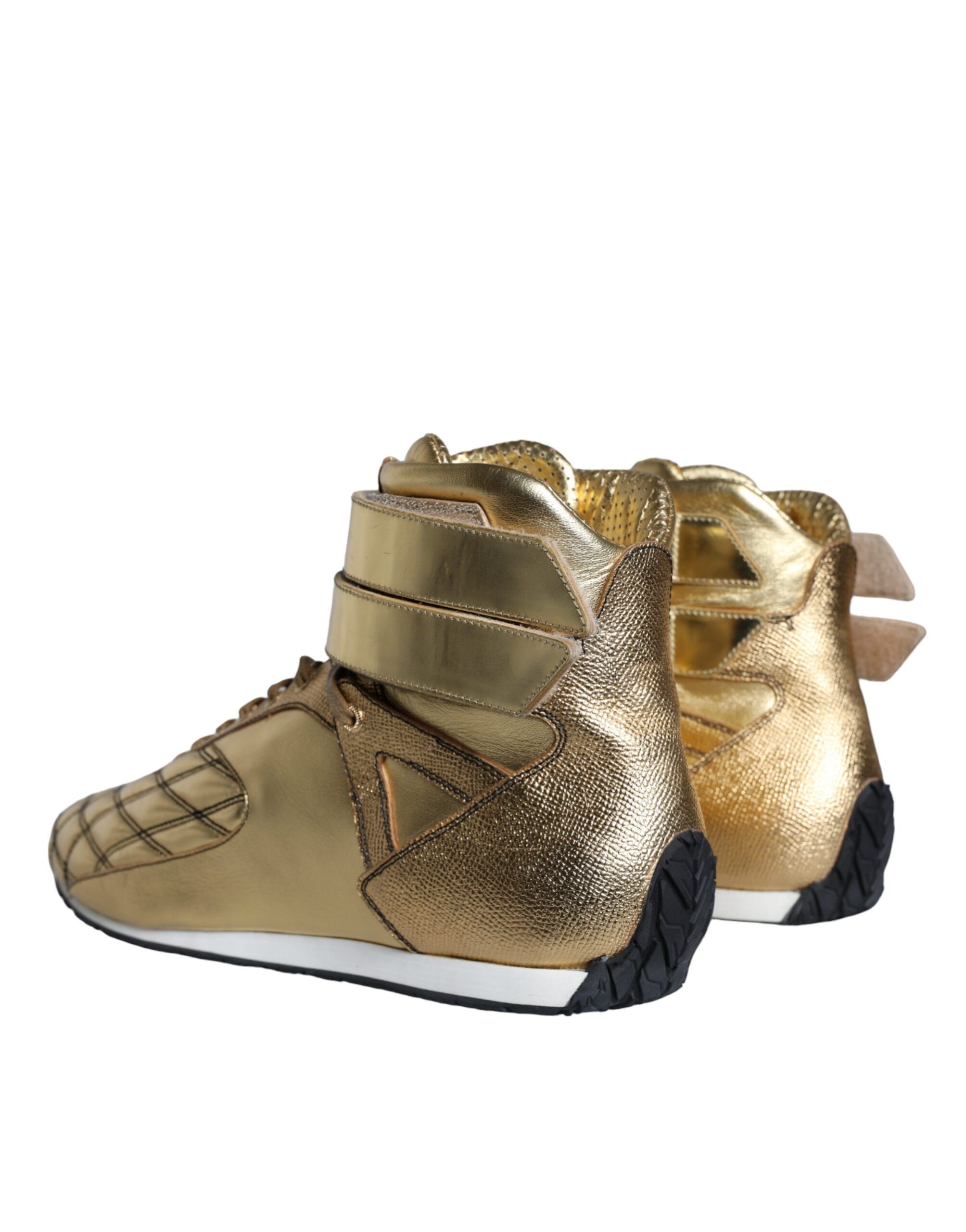 Leather Sartoria High Top Sneakers Men's Shoes (Pre-Owned) - Dolce & Gabbana - Modalova