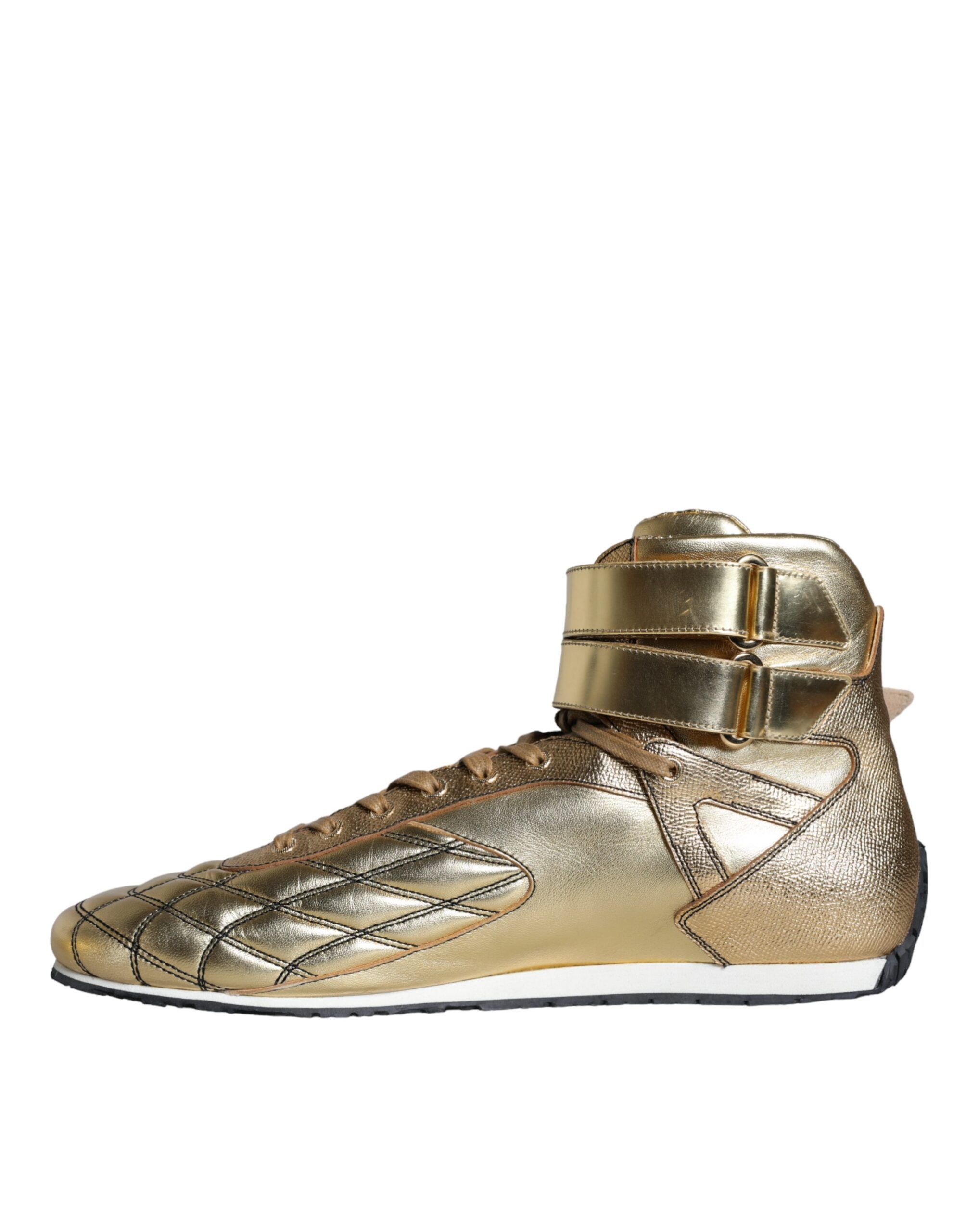 Leather Sartoria High Top Sneakers Men's Shoes (Pre-Owned) - Dolce & Gabbana - Modalova