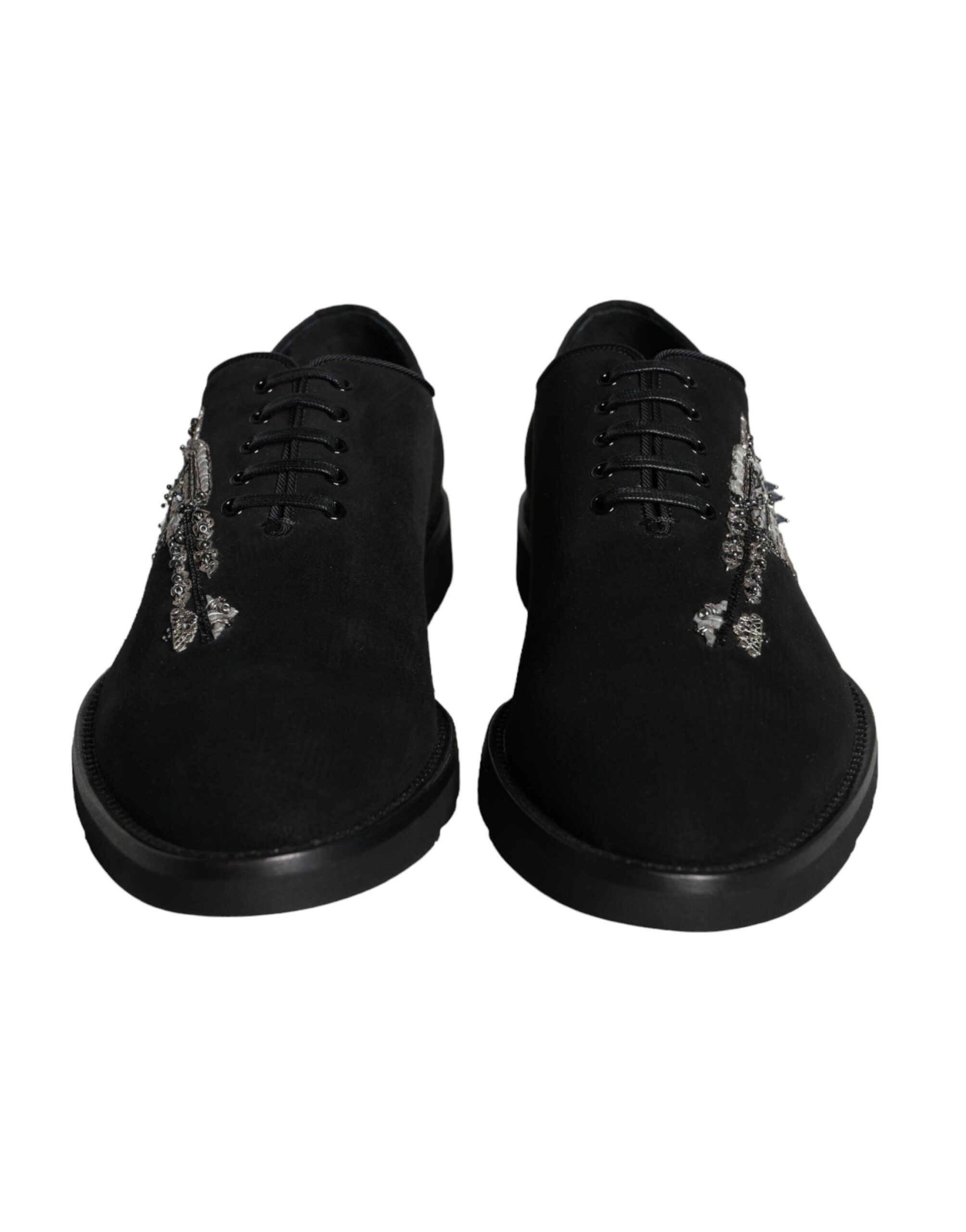 Suede Sicilia Lace Up Formal Men's Shoes - Dolce & Gabbana - Modalova