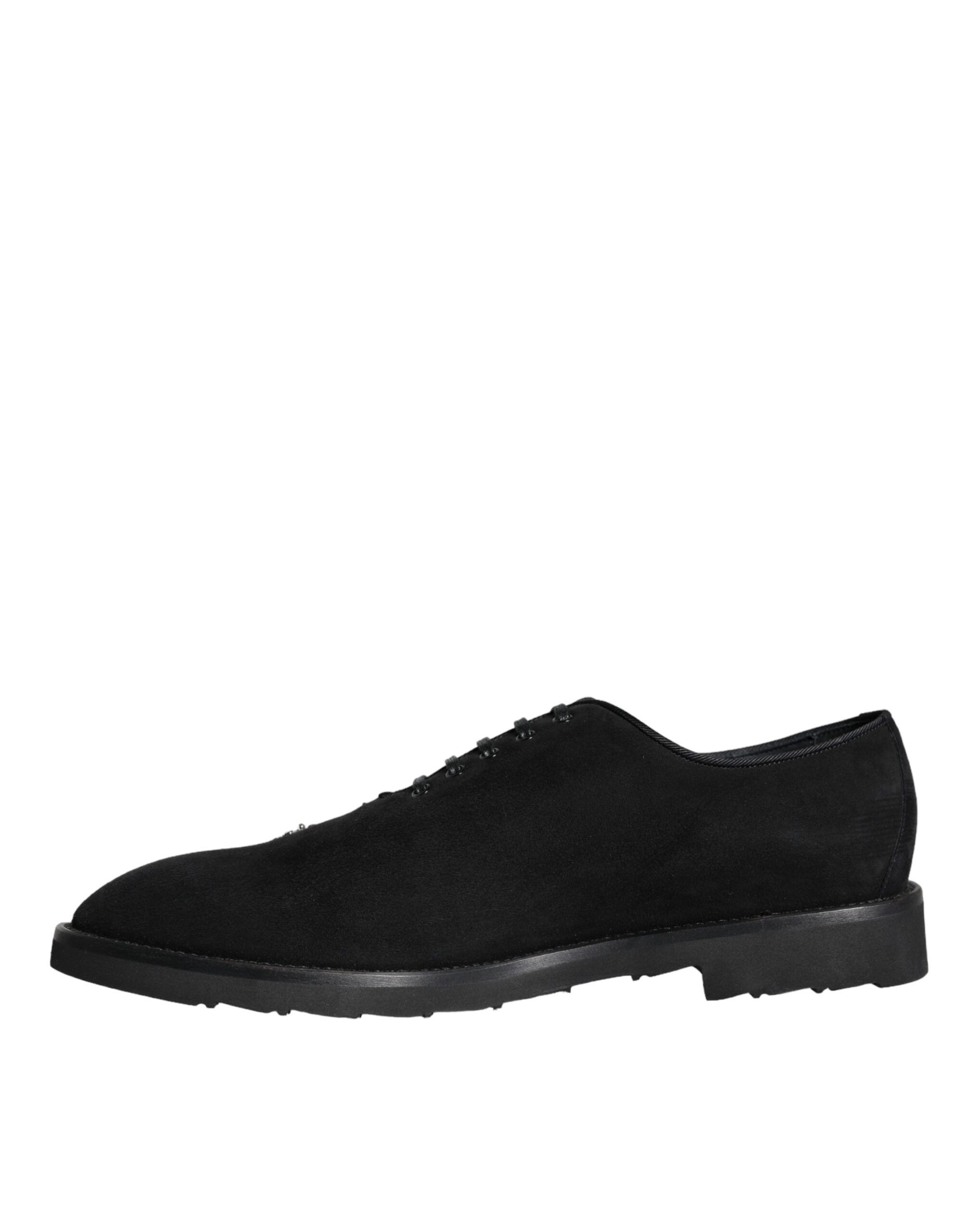 Suede Sicilia Lace Up Formal Men's Shoes - Dolce & Gabbana - Modalova