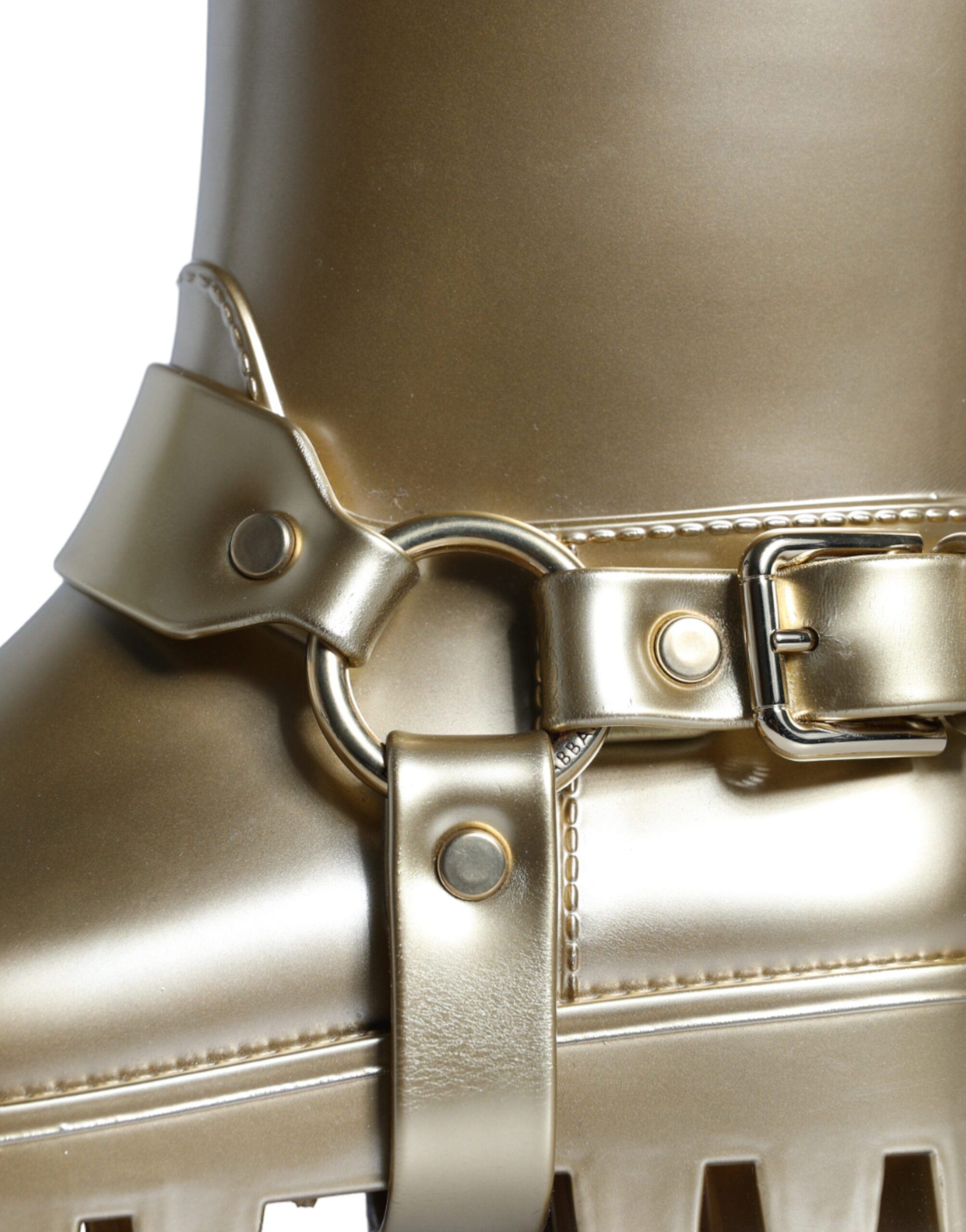 Metallic Rubber PVC Rain Boots Women's Shoes - Dolce & Gabbana - Modalova