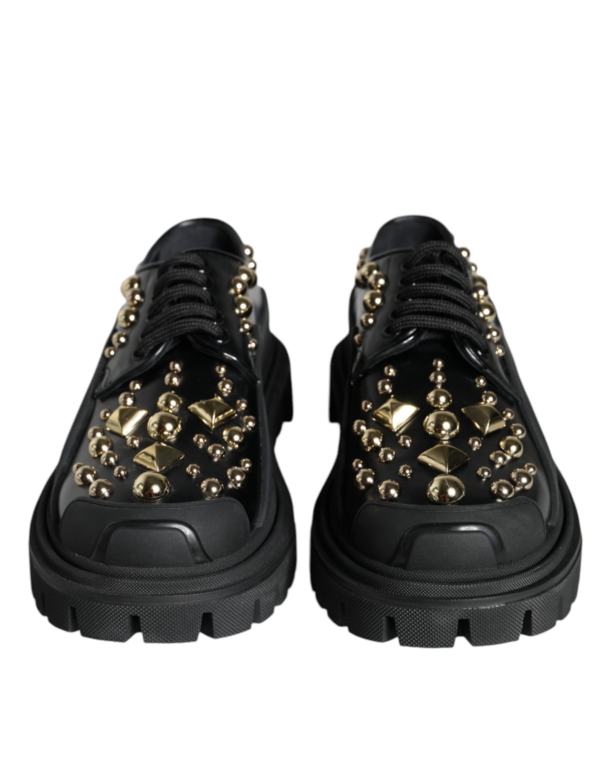 Leather Trekking Derby Embellished Shoes - Dolce & Gabbana - Modalova
