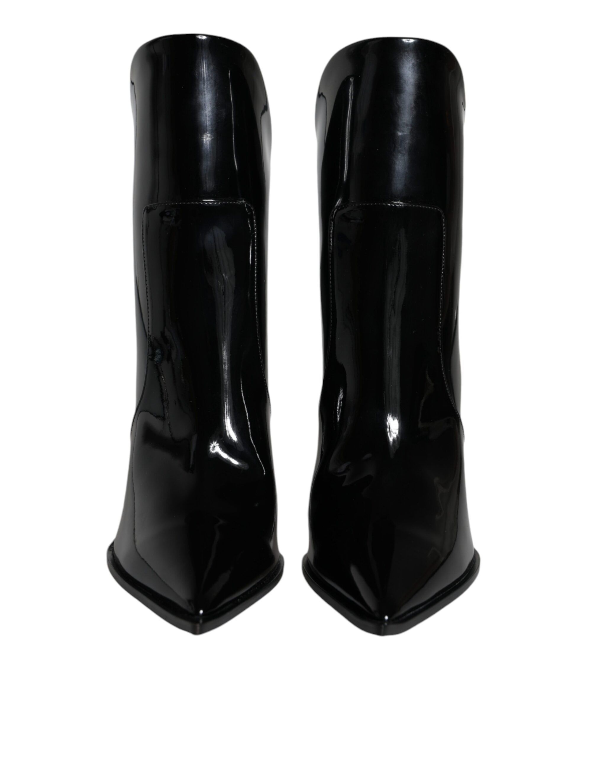 Patent Leather Pointed Ankle Boots Women's Shoes - Dolce & Gabbana - Modalova