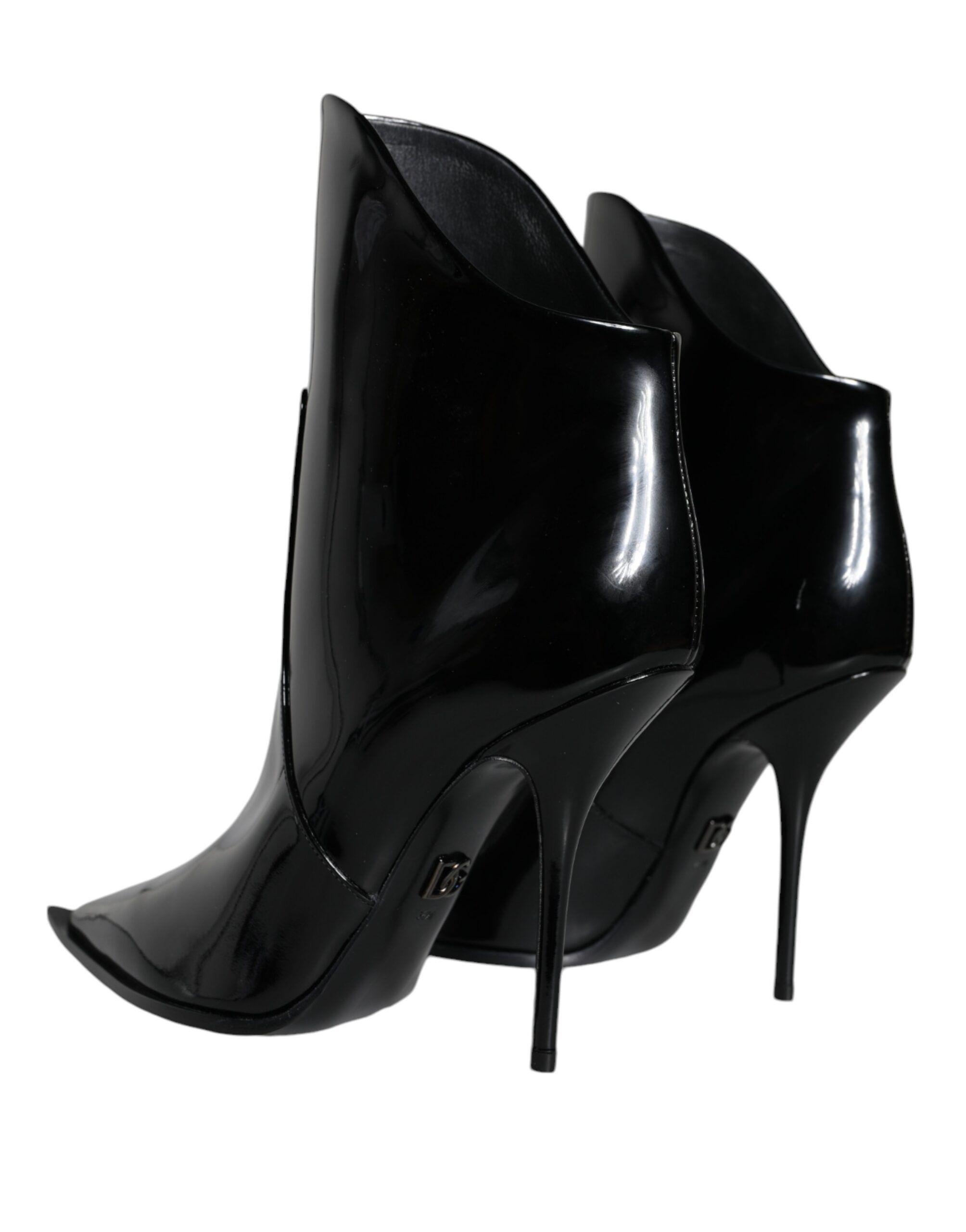 Patent Leather Pointed Ankle Boots Women's Shoes - Dolce & Gabbana - Modalova