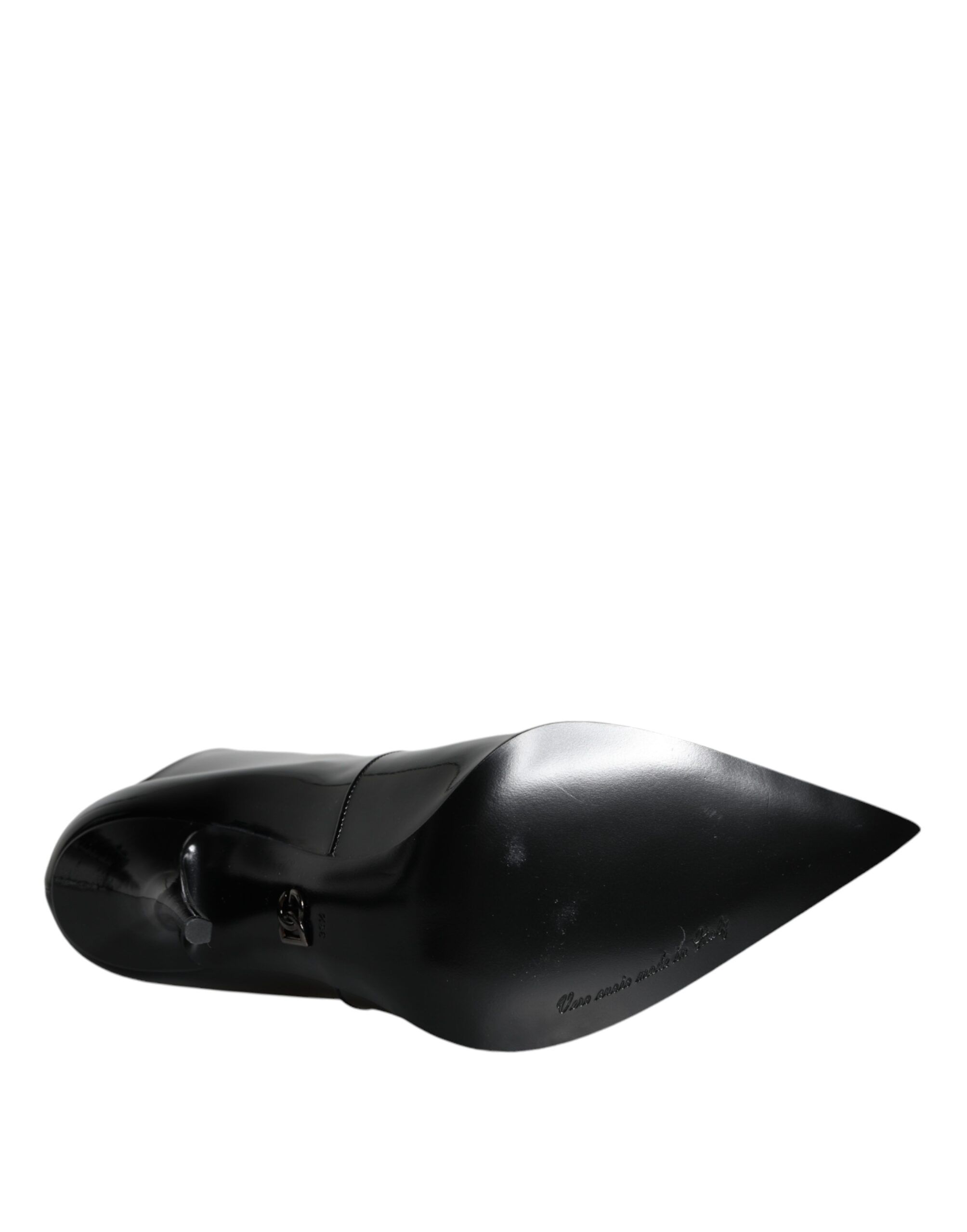 Patent Leather Pointed Ankle Boots Women's Shoes - Dolce & Gabbana - Modalova