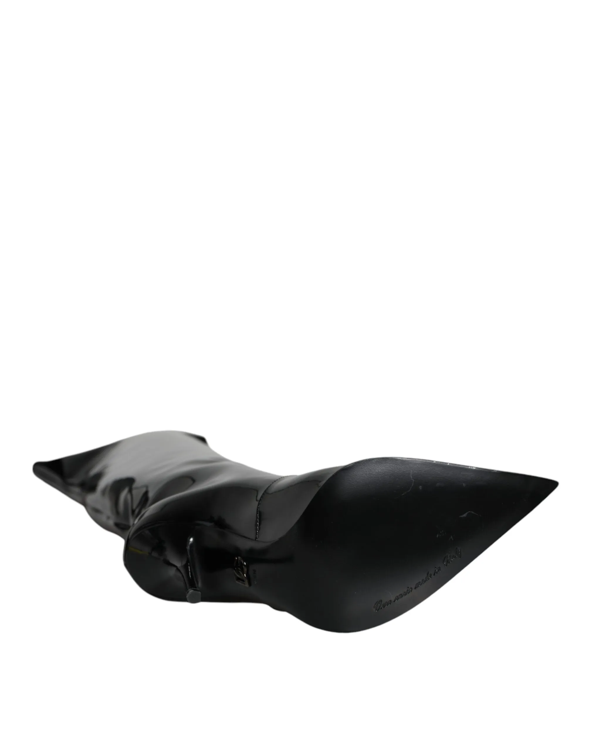 Patent Leather Knee High Boots Women's Shoes (Pre-Owned) - Dolce & Gabbana - Modalova