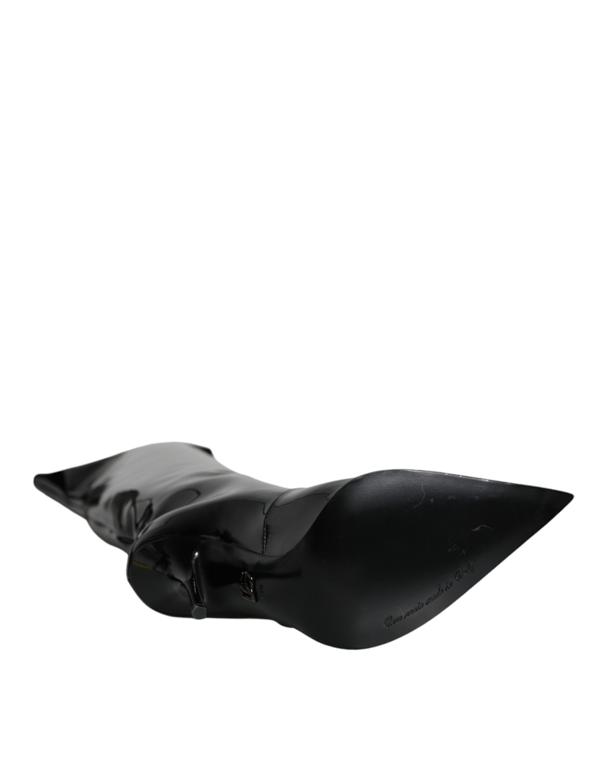 Patent Leather Knee High Boots Women's Shoes (Pre-Owned) - Dolce & Gabbana - Modalova
