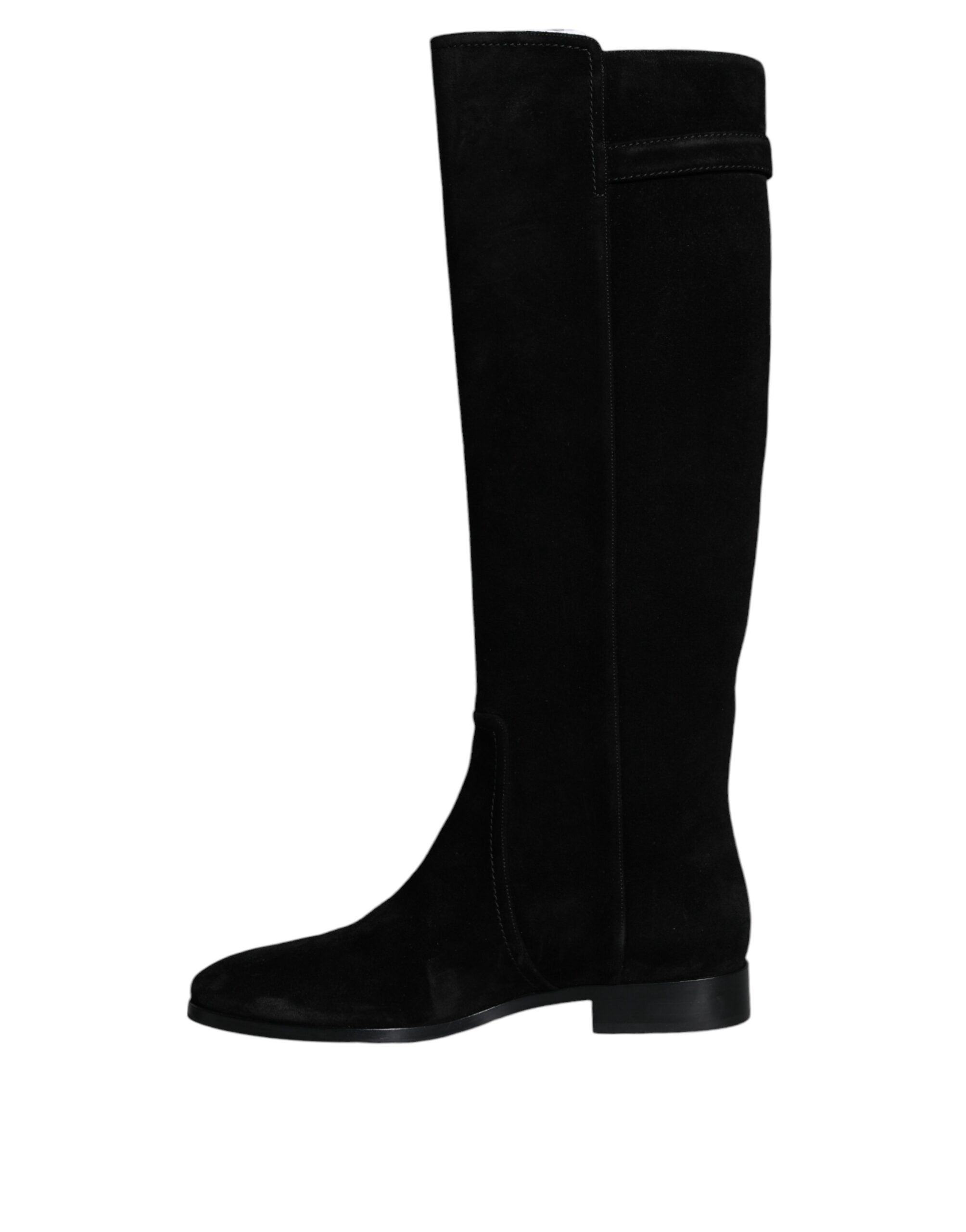 Suede Leather Knee High Boots Women's Shoes - Dolce & Gabbana - Modalova