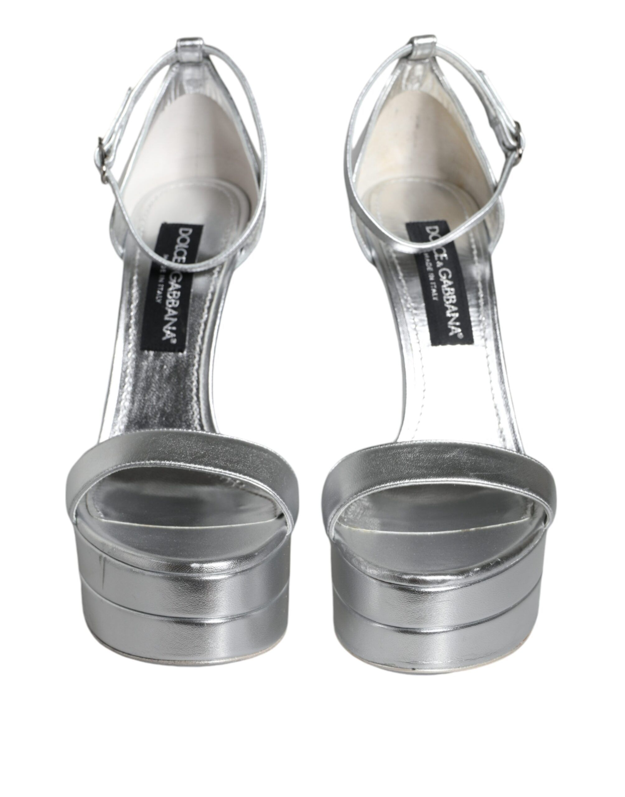 Leather Platform Keira Sandals Women's Shoes (Pre-Owned) - Dolce & Gabbana - Modalova