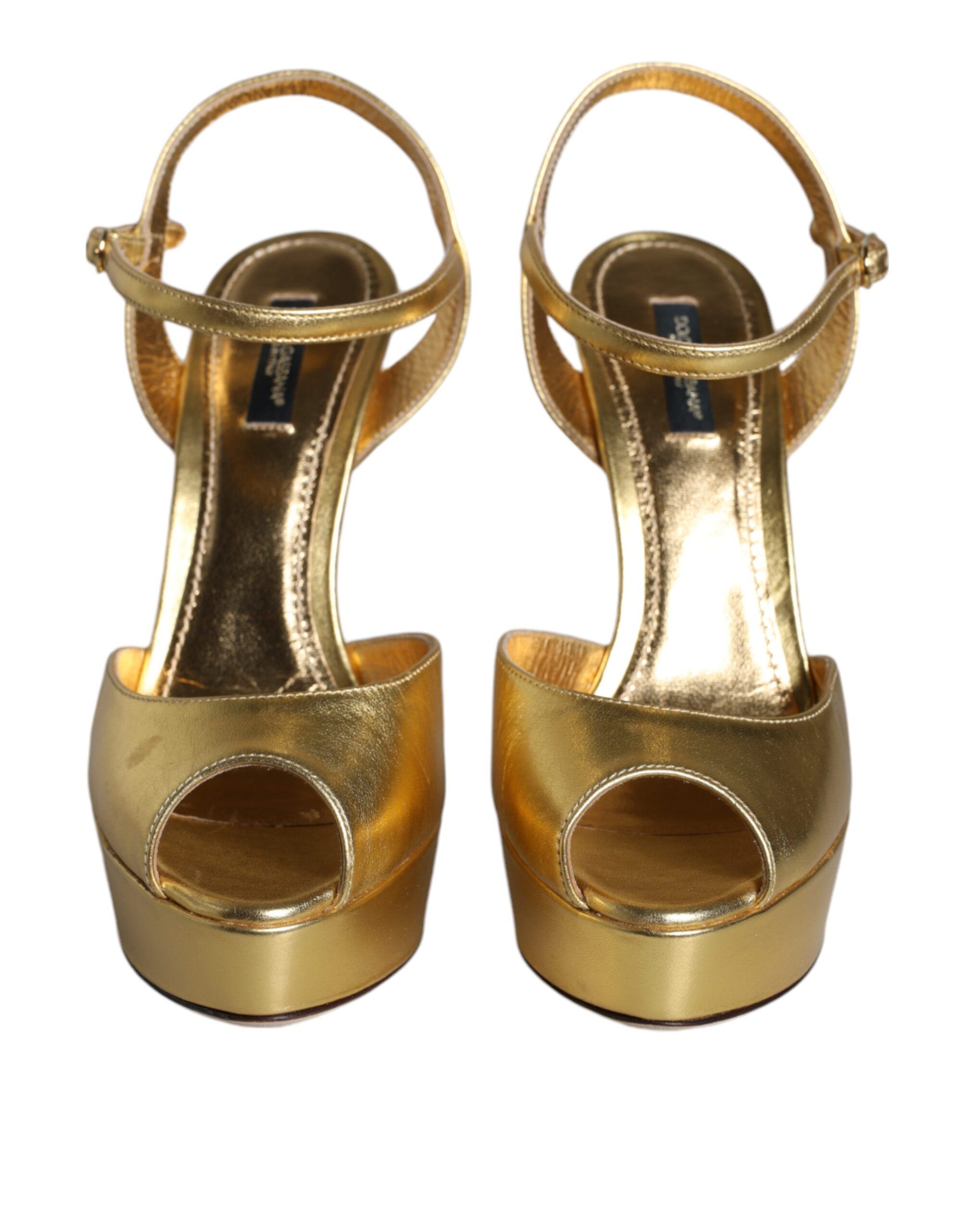 Bette Leather Heels Sandals Women's Shoes (Pre-Owned) - Dolce & Gabbana - Modalova