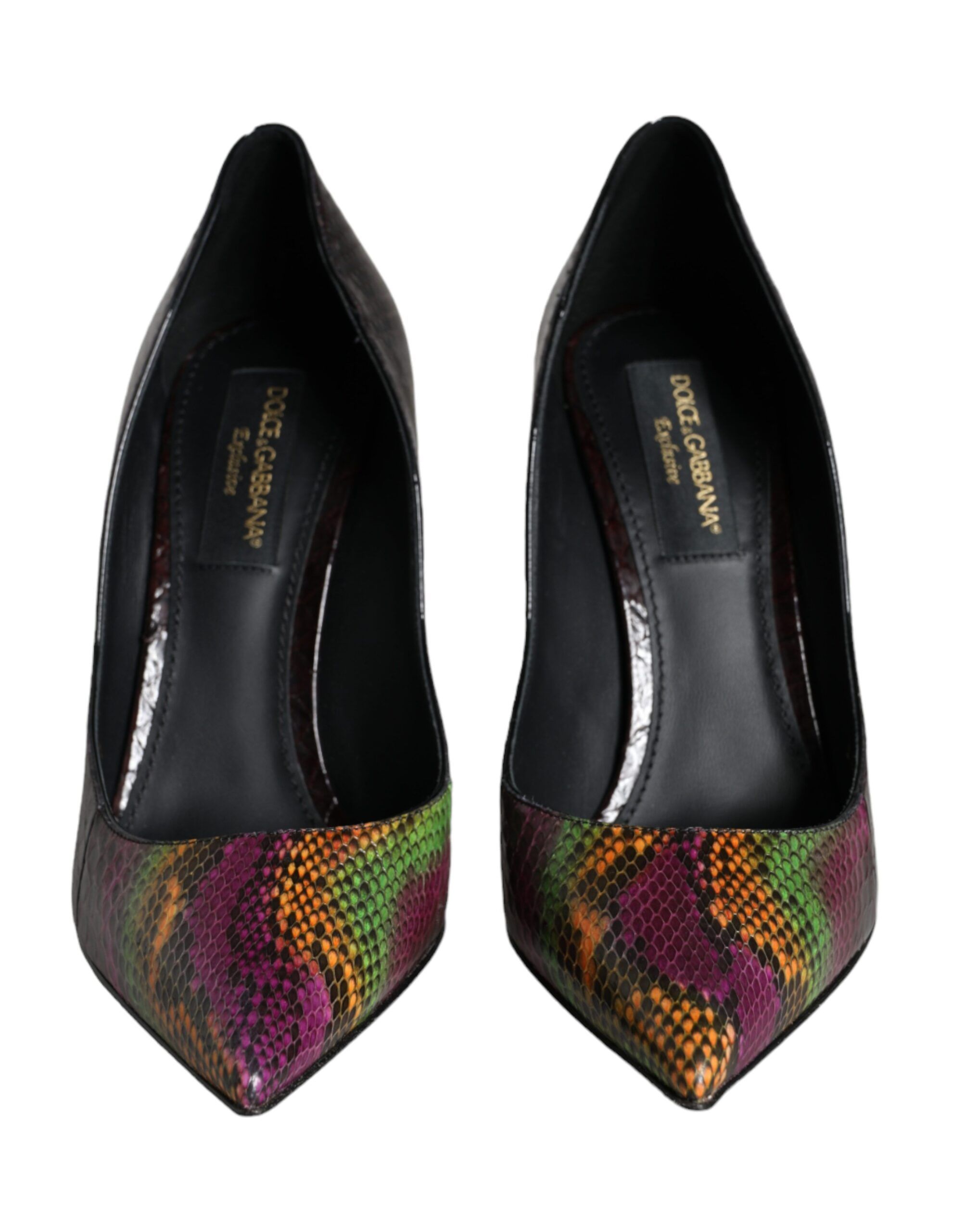 Exotic Leather Heels Pumps Women's Shoes - Dolce & Gabbana - Modalova