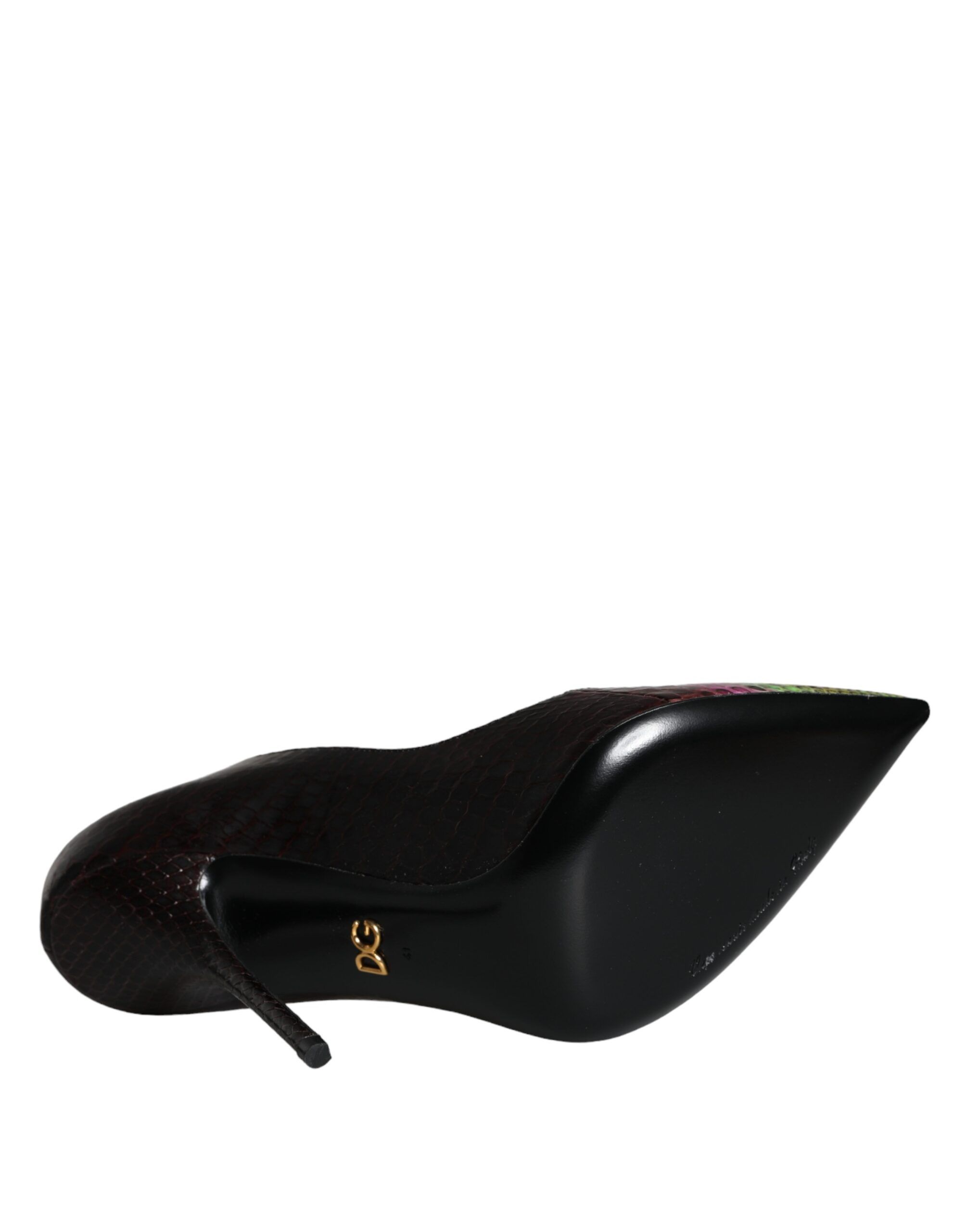 Exotic Leather Heels Pumps Women's Shoes - Dolce & Gabbana - Modalova