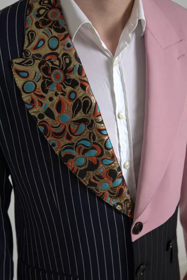 Patchwork Single Breasted Men's Blazer (Pre-Owned) - Dolce & Gabbana - Modalova