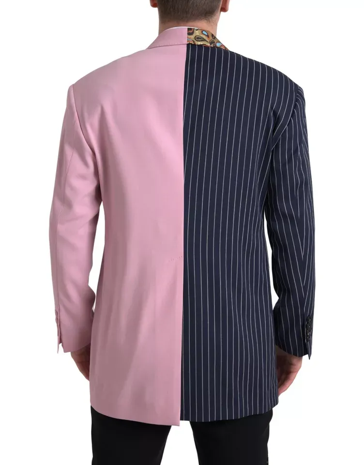 Patchwork Single Breasted Men's Blazer (Pre-Owned) - Dolce & Gabbana - Modalova