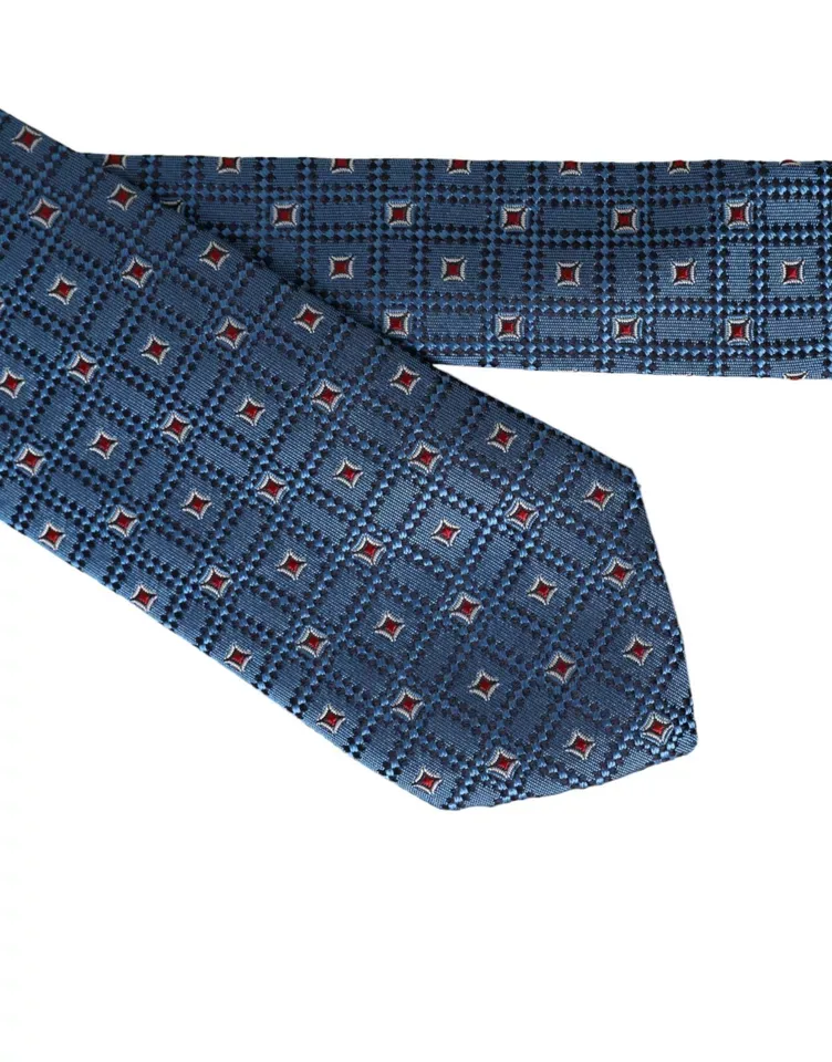 Patterned 100% Silk Adjustable Men Men's Tie - Dolce & Gabbana - Modalova
