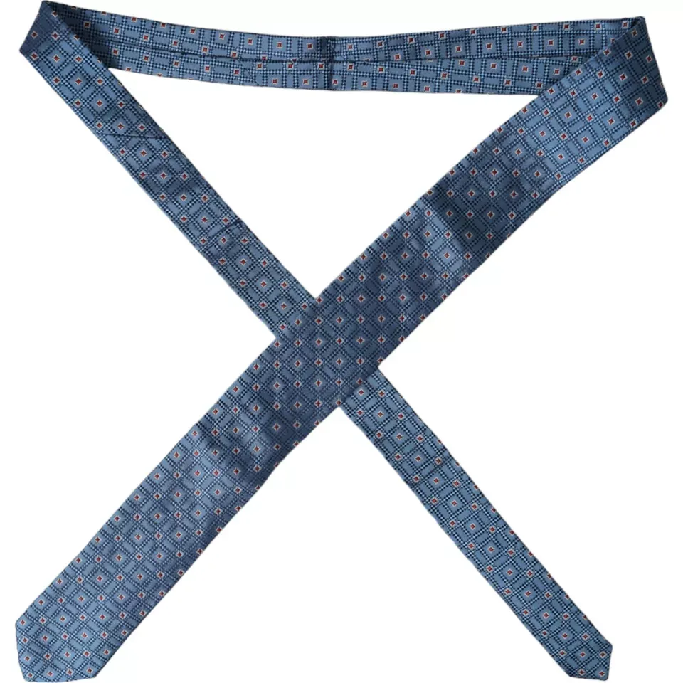 Patterned 100% Silk Adjustable Men Men's Tie - Dolce & Gabbana - Modalova