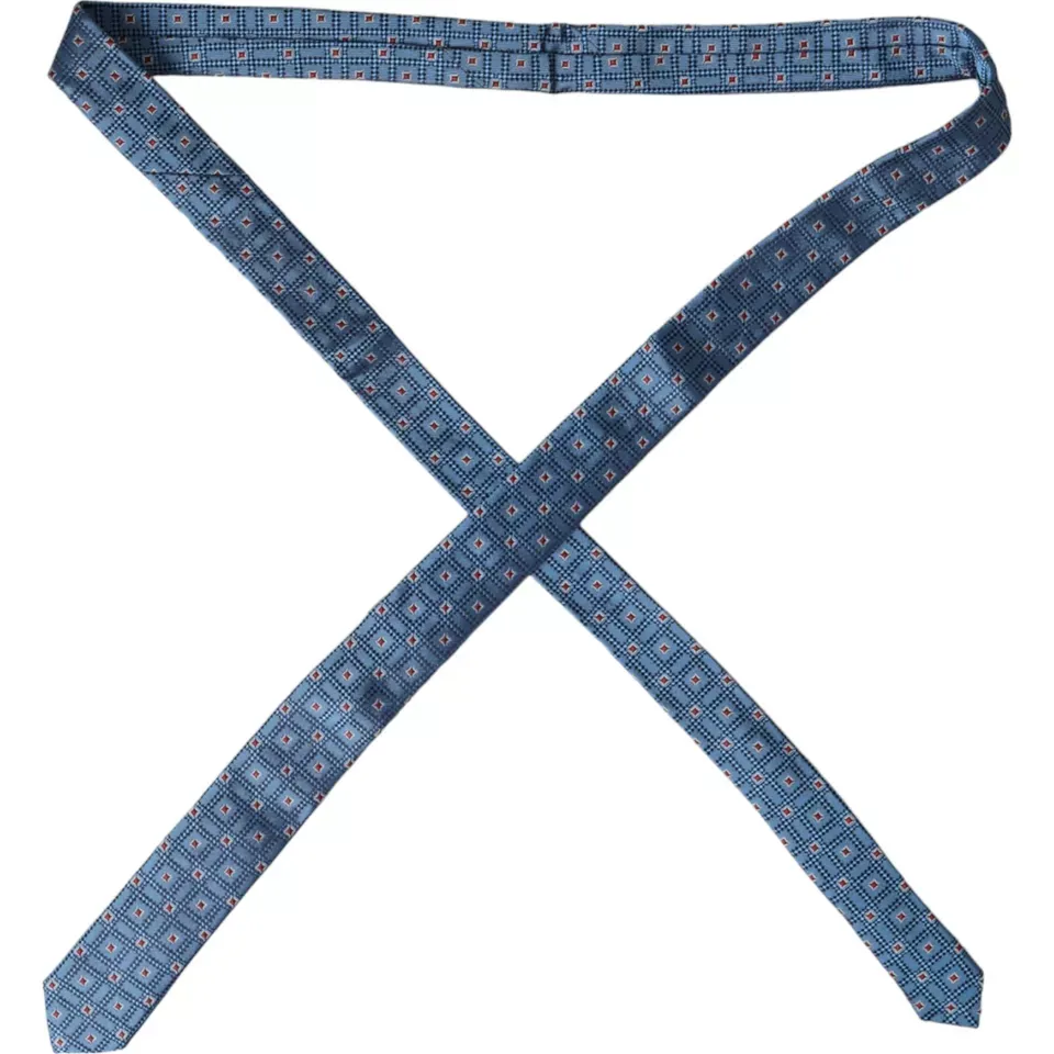 Patterned 100% Silk Adjustable Men Men's Tie - Dolce & Gabbana - Modalova