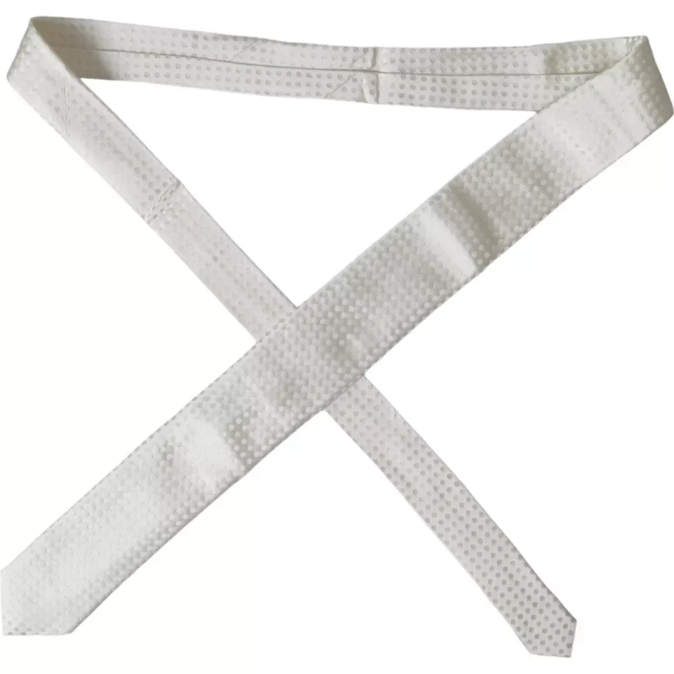 Dotted Silk Classic Adjustable Men Men's Tie - Dolce & Gabbana - Modalova