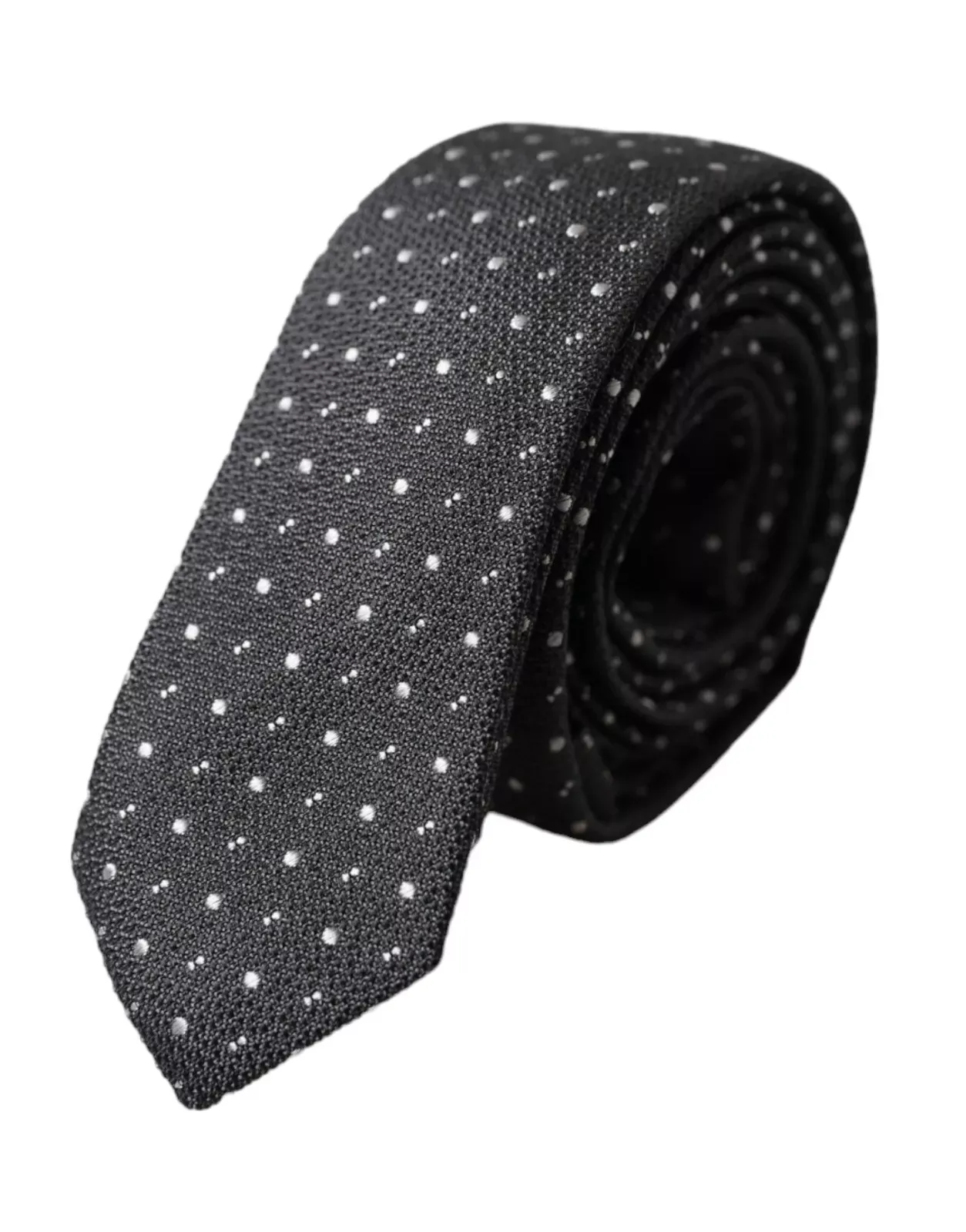 Polka Dot Silk Adjustable Men Men's Tie - Dolce & Gabbana - Modalova