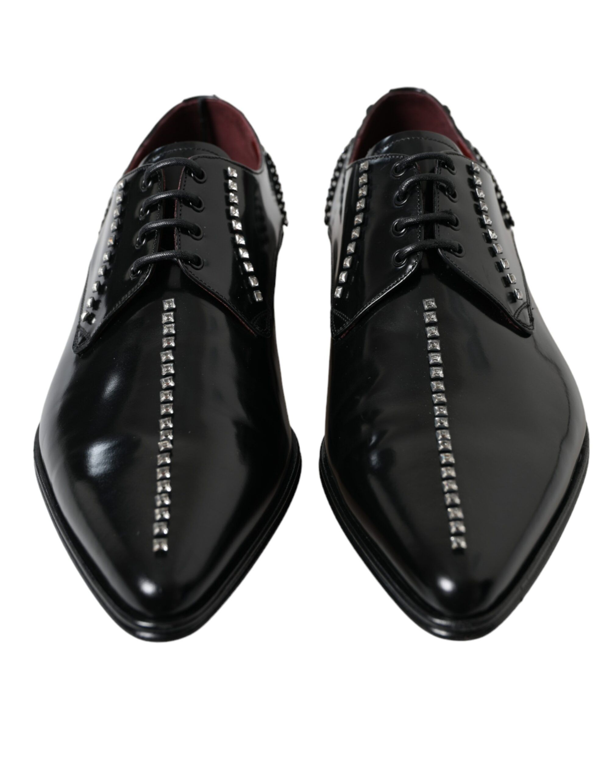 Leather Crystal Dress Formal Men's Shoes - Dolce & Gabbana - Modalova