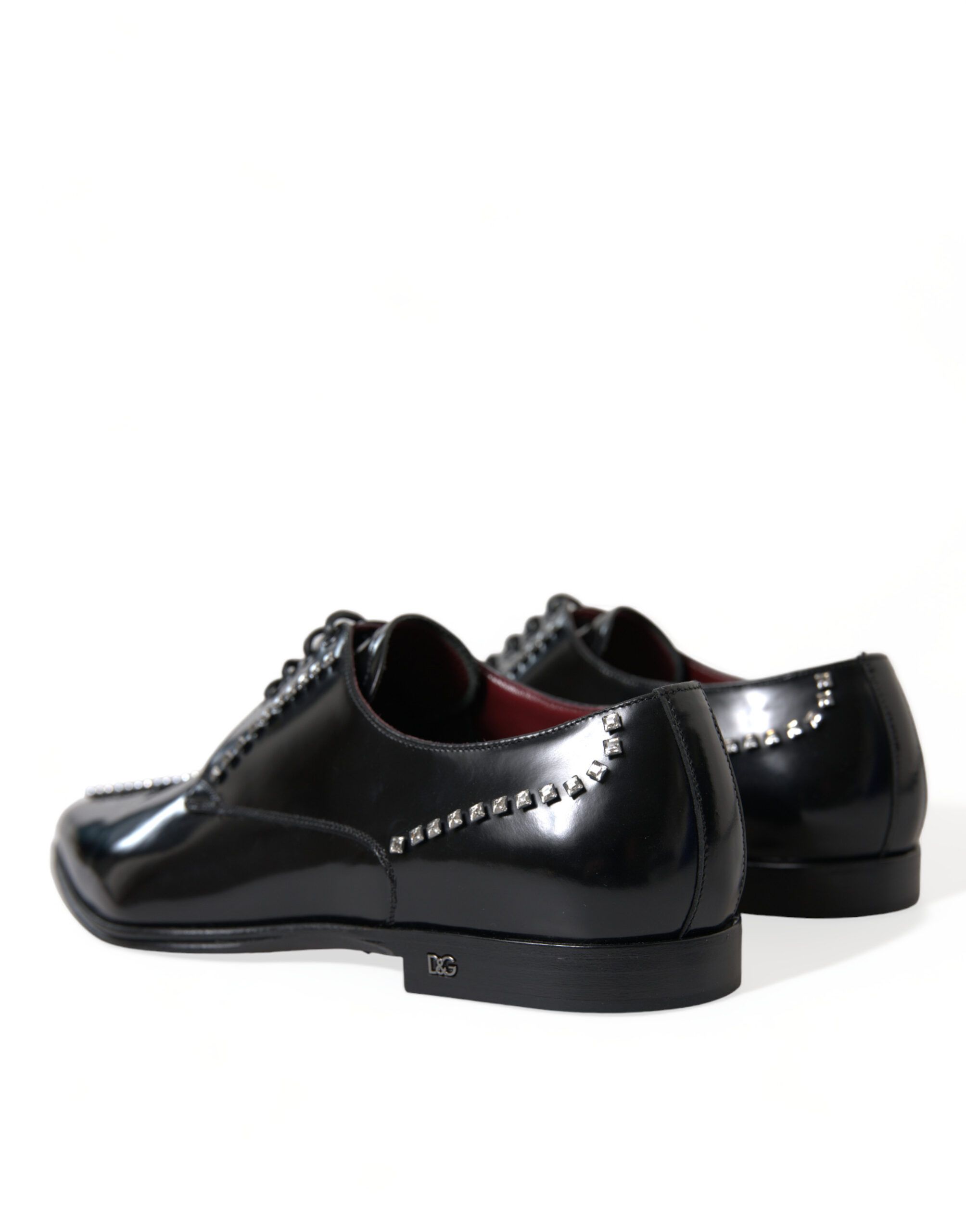 Leather Crystal Dress Formal Men's Shoes - Dolce & Gabbana - Modalova