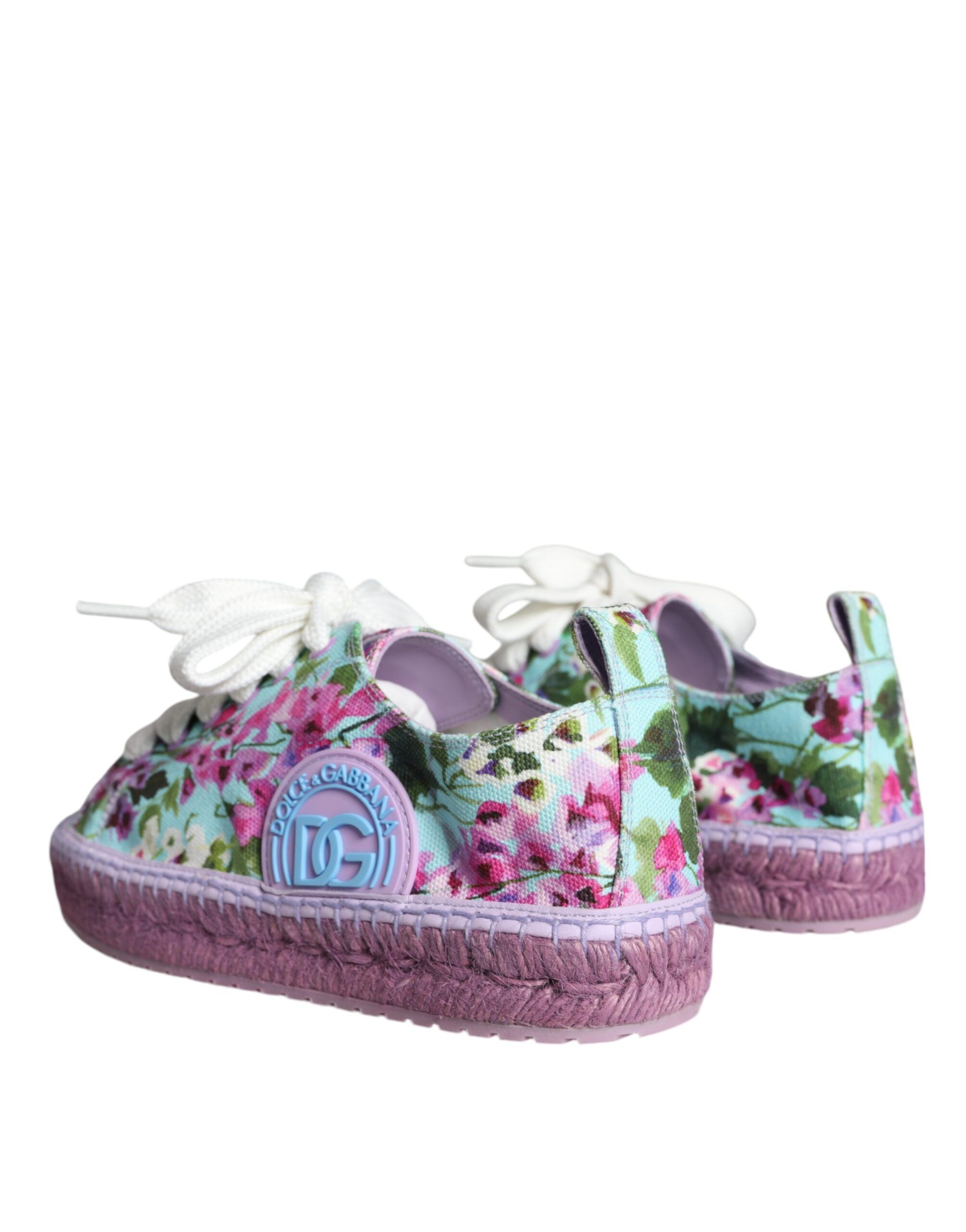 Canvas Floral Espadrilles Sneakers Women's Shoes (Pre-Owned) - Dolce & Gabbana - Modalova