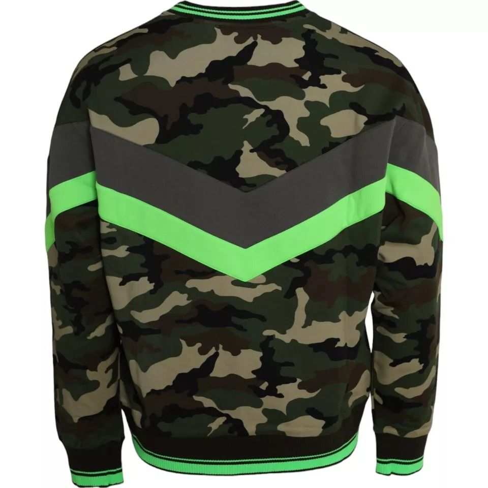 Camouflage Sweatshirt Men's Sweater (Pre-Owned) - Dolce & Gabbana - Modalova