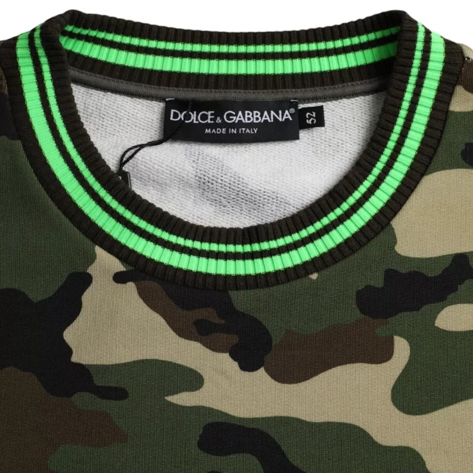 Camouflage Sweatshirt Men's Sweater (Pre-Owned) - Dolce & Gabbana - Modalova