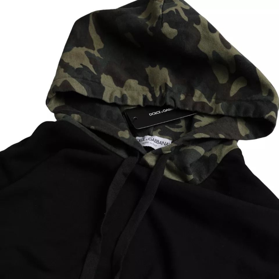 Camouflage Hooded Sweatshirt Men's Sweater (Pre-Owned) - Dolce & Gabbana - Modalova