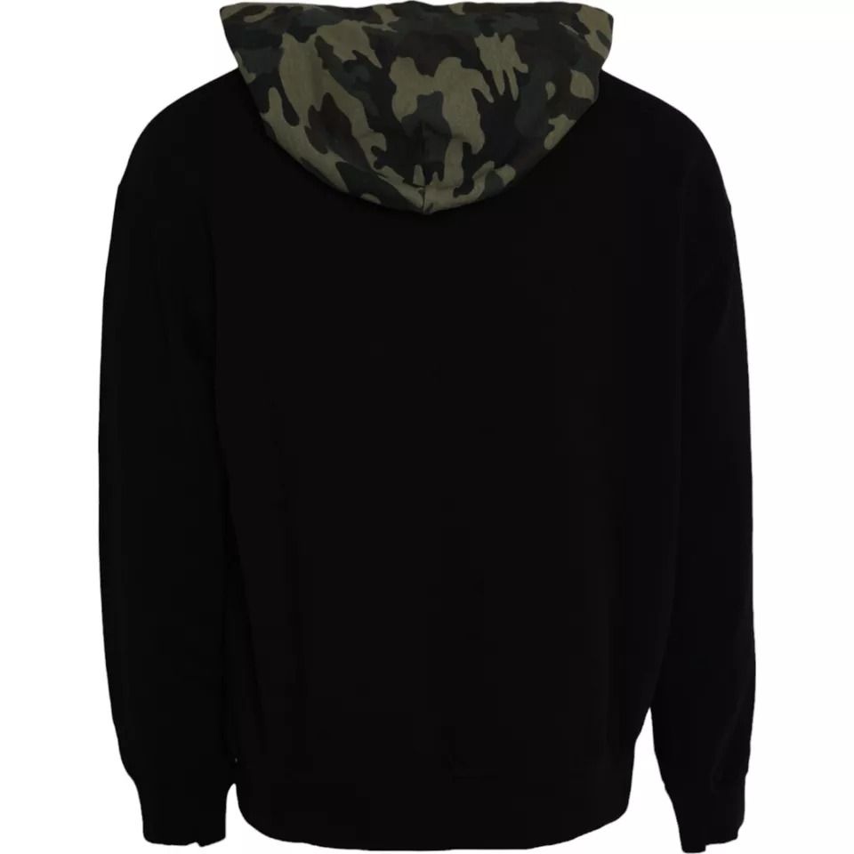 Camouflage Hooded Sweatshirt Men's Sweater (Pre-Owned) - Dolce & Gabbana - Modalova
