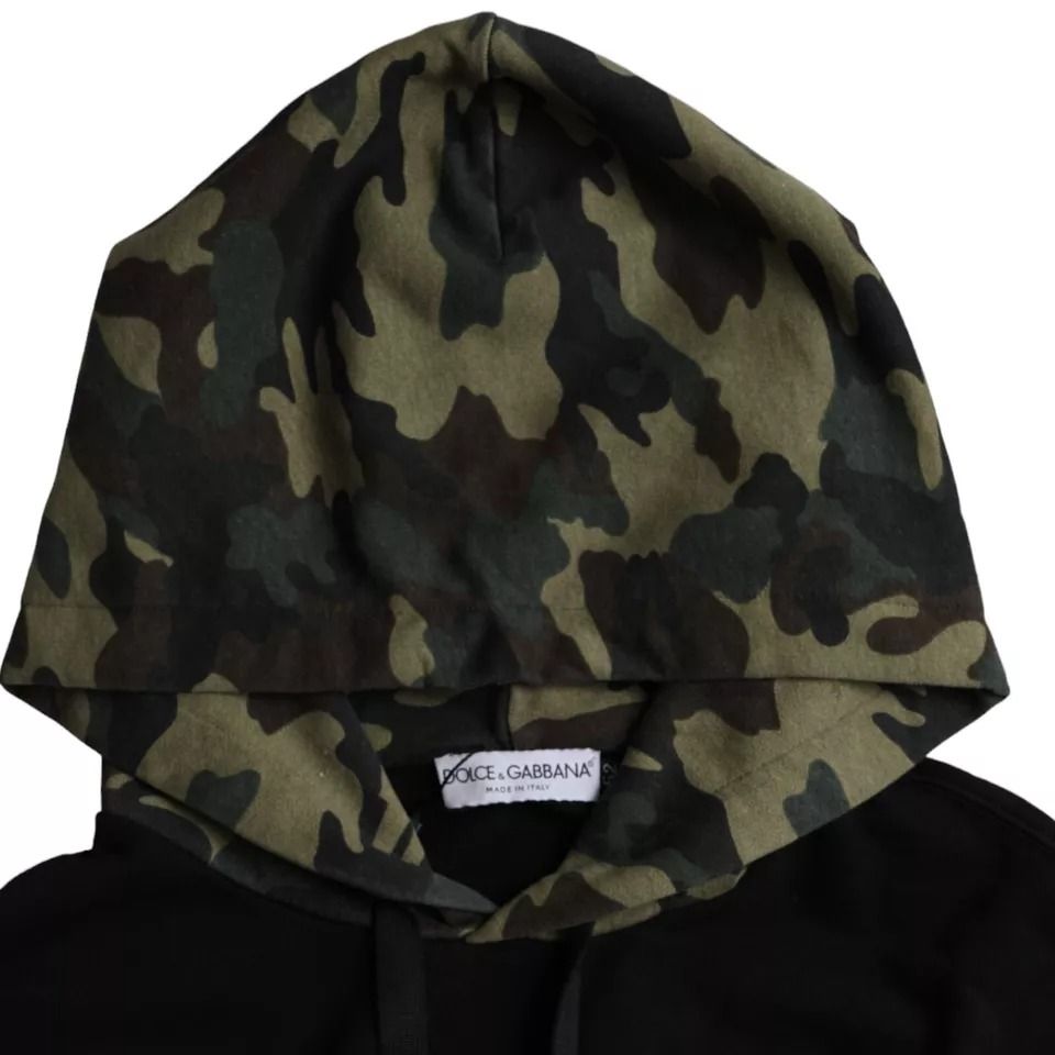 Camouflage Hooded Sweatshirt Men's Sweater (Pre-Owned) - Dolce & Gabbana - Modalova