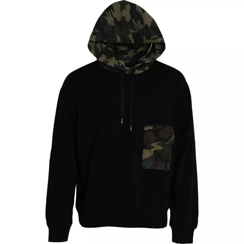 Camouflage Hooded Sweatshirt Men's Sweater (Pre-Owned) - Dolce & Gabbana - Modalova