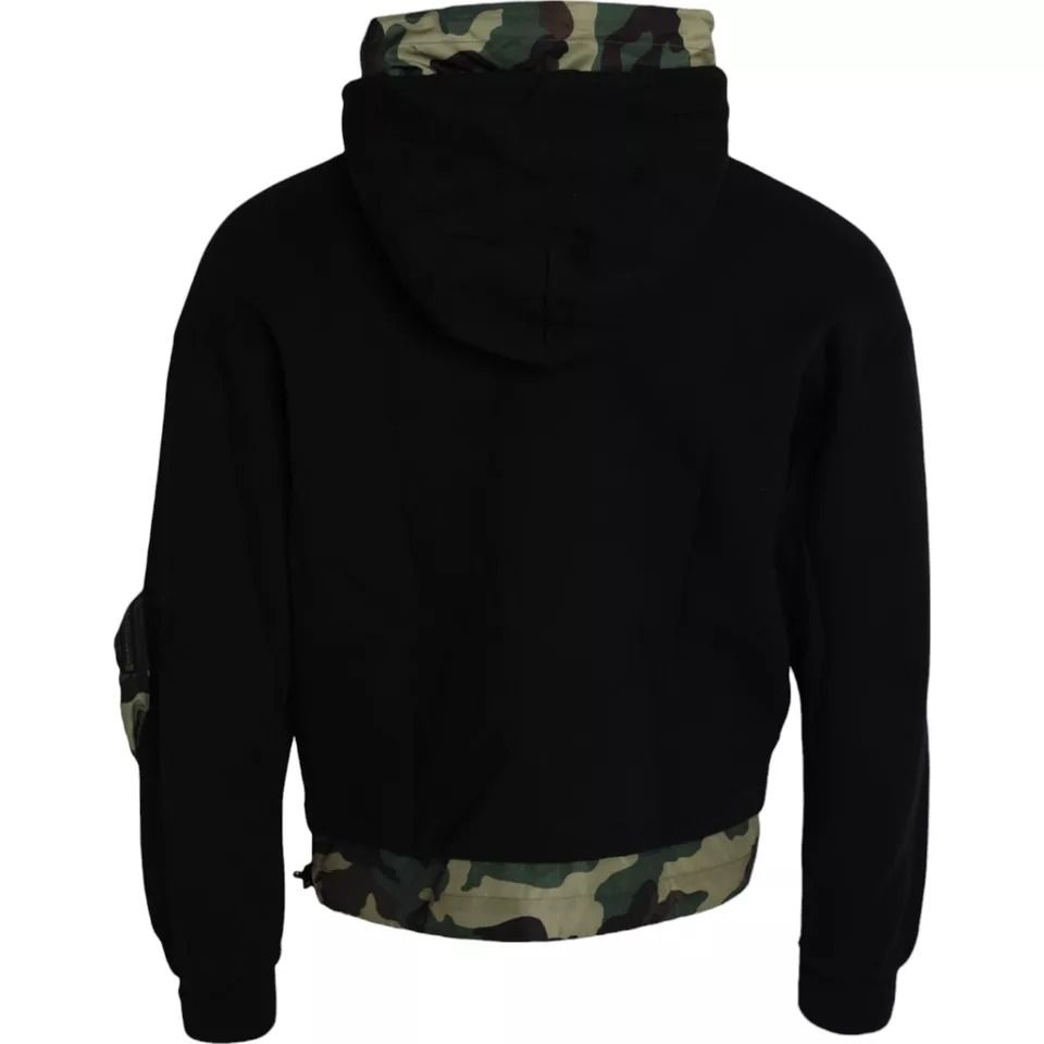 Camouflage Hooded Sweatshirt Men's Sweater (Pre-Owned) - Dolce & Gabbana - Modalova
