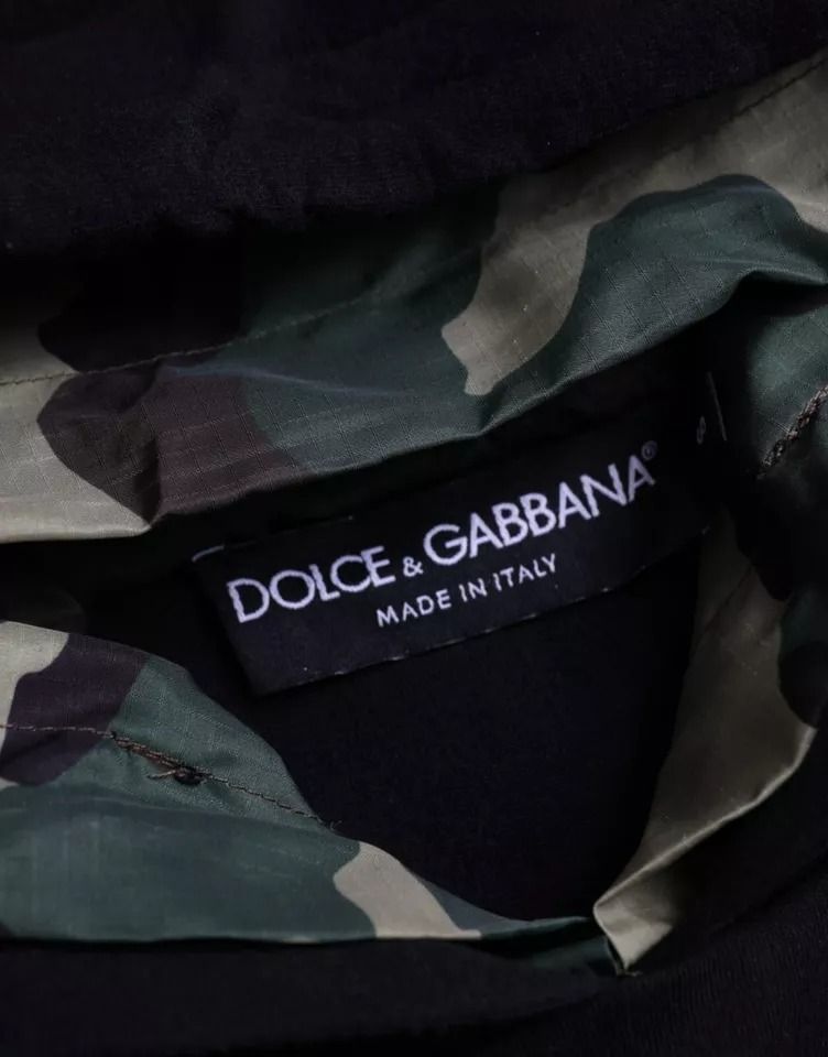 Camouflage Hooded Sweatshirt Men's Sweater (Pre-Owned) - Dolce & Gabbana - Modalova