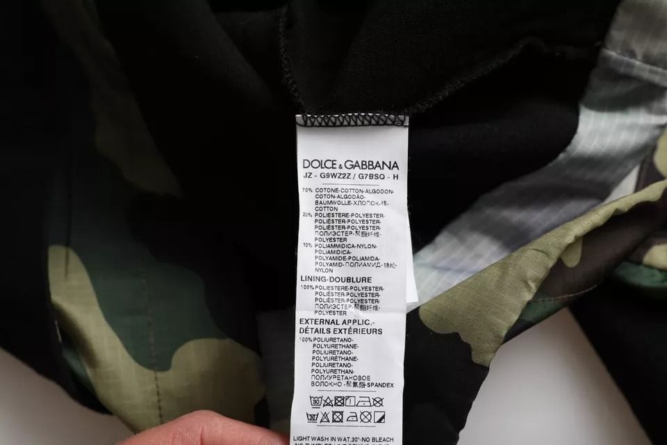 Camouflage Hooded Sweatshirt Men's Sweater (Pre-Owned) - Dolce & Gabbana - Modalova