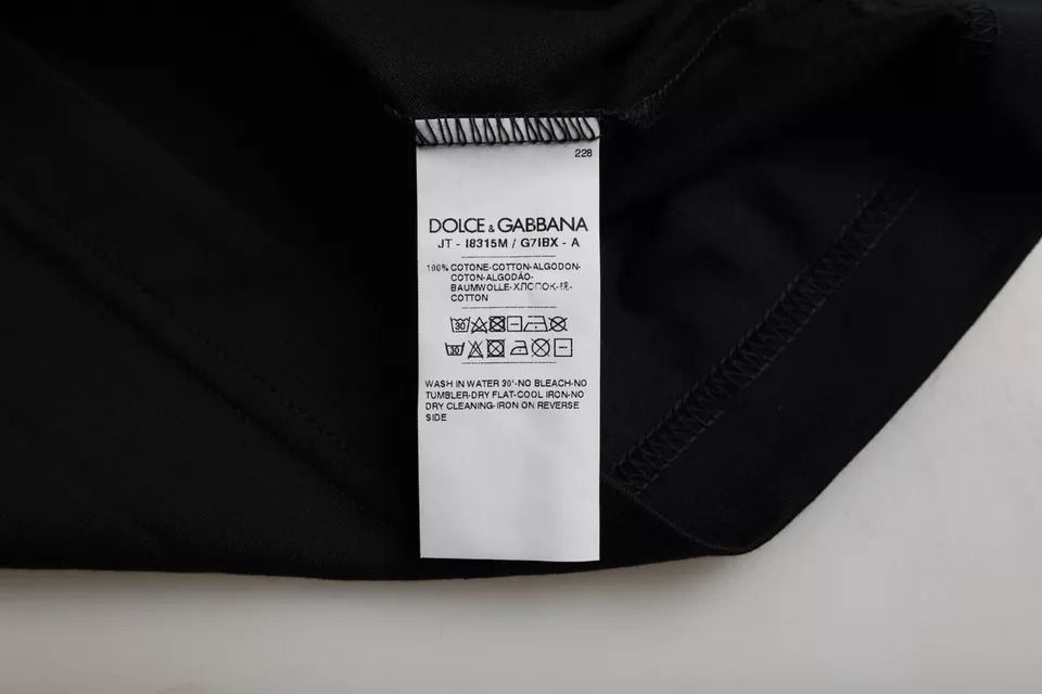 Cotton Round Neck Short Sleeves Men Men's T-shirt - Dolce & Gabbana - Modalova