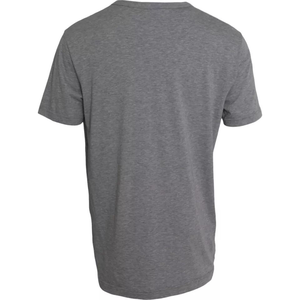 Graphic Print Cotton Round Neck Men's T-shirt - Dolce & Gabbana - Modalova