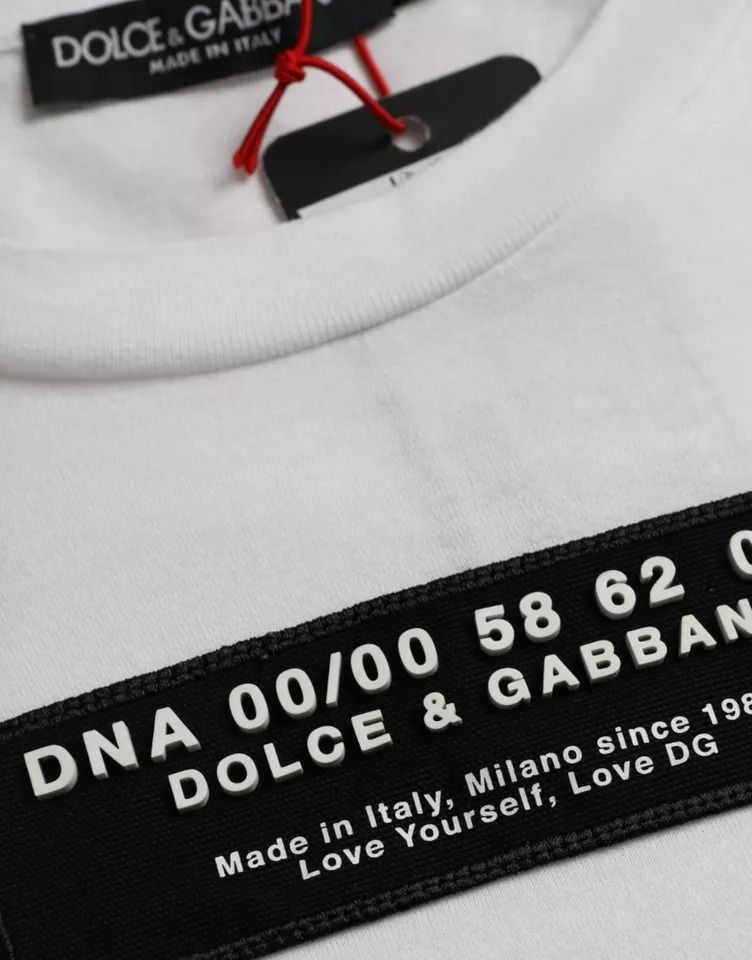 Cotton DG Applique Men Casual Men's T-shirt - Dolce & Gabbana - Modalova