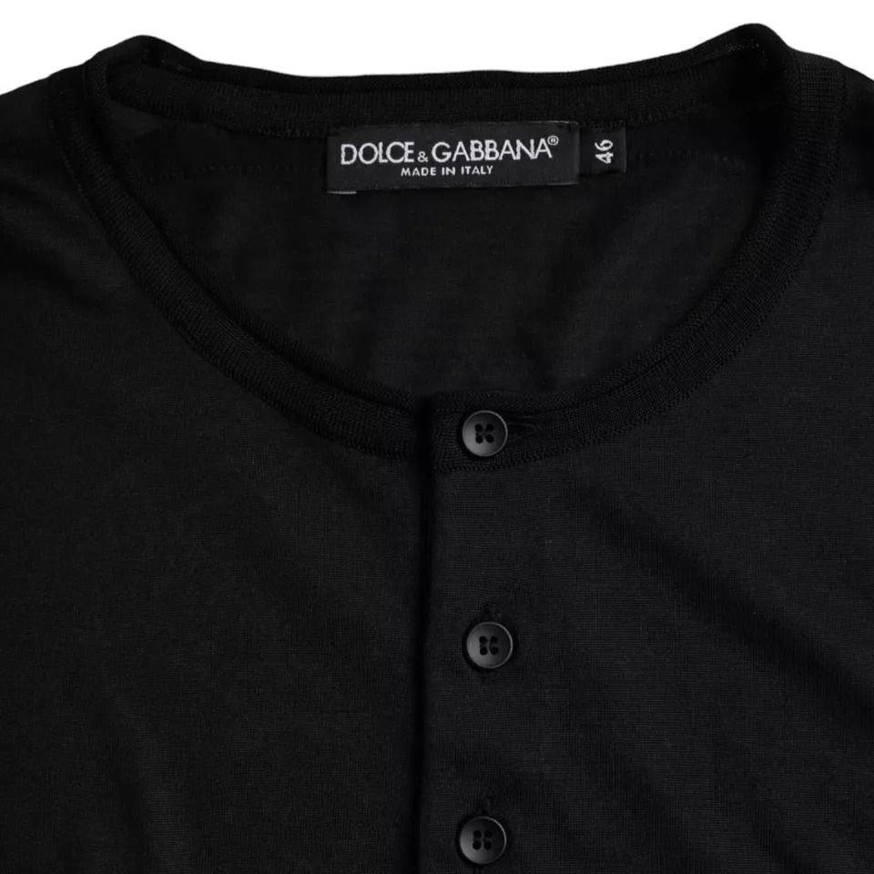 Silk Round Neck Short Sleeve Men's T-shirt (Pre-Owned) - Dolce & Gabbana - Modalova