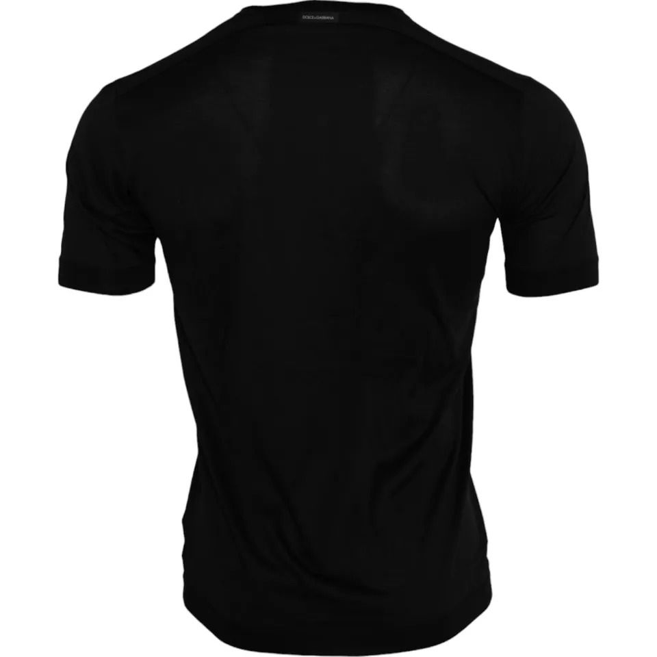 Silk Round Neck Short Sleeve Men's T-shirt (Pre-Owned) - Dolce & Gabbana - Modalova