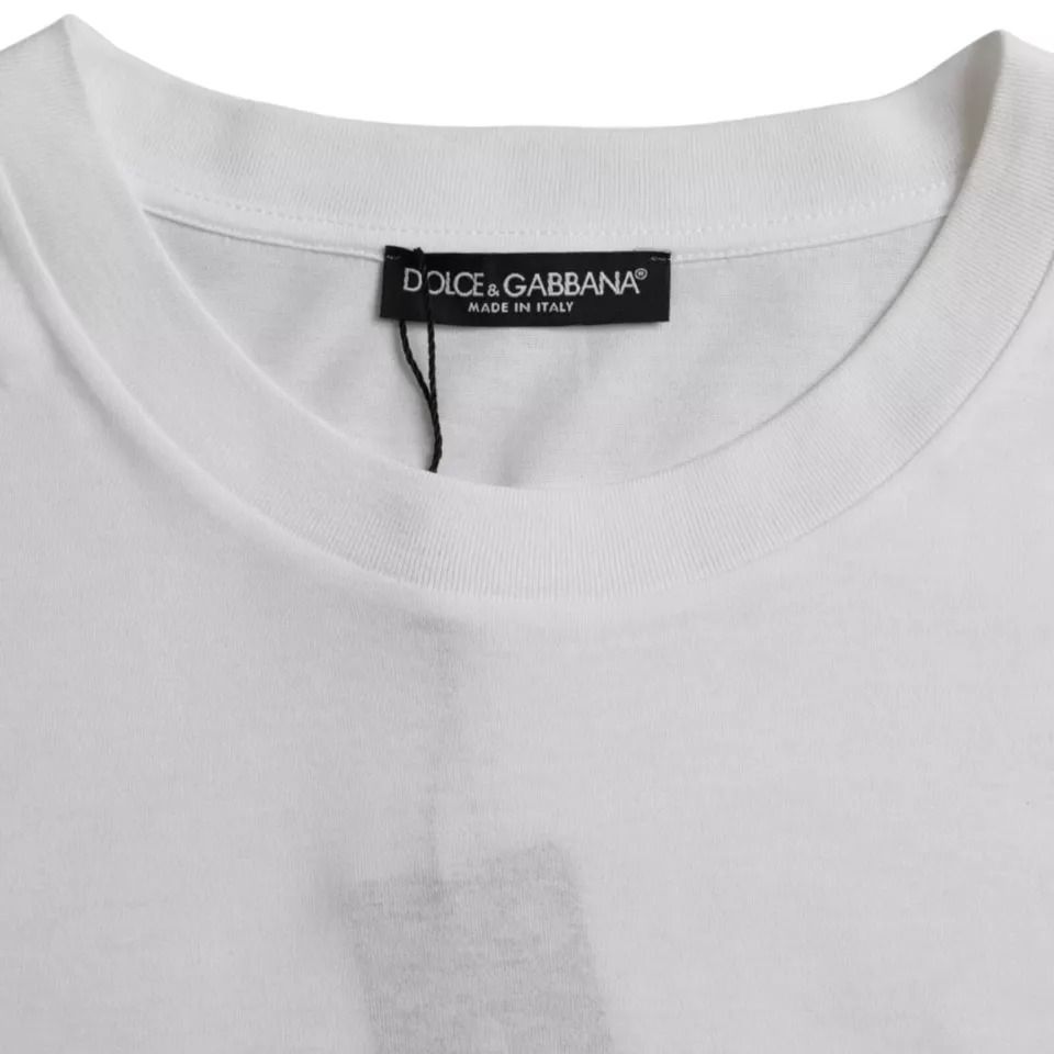 Cotton Round Neck Short Sleeve Men's T-shirt - Dolce & Gabbana - Modalova